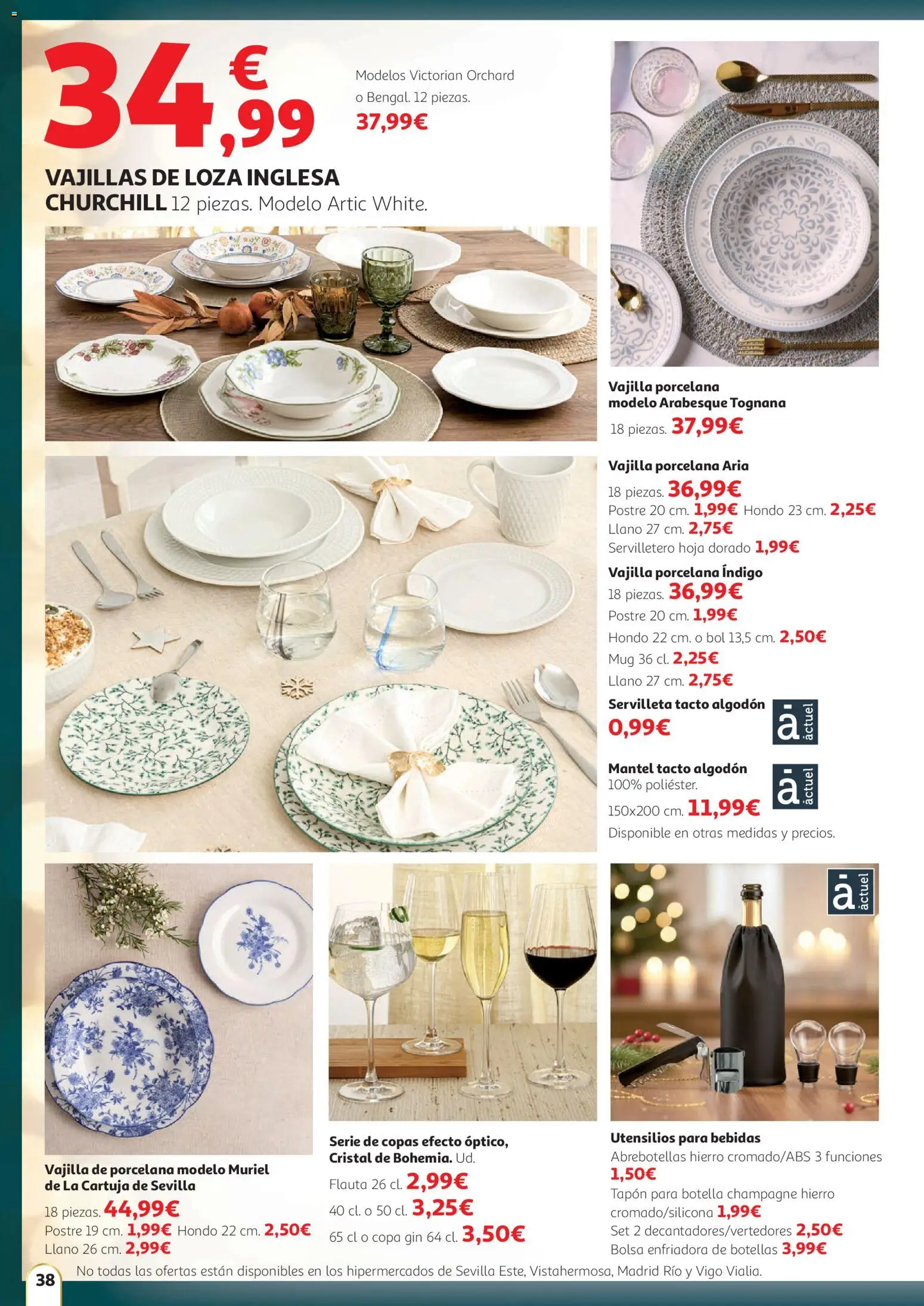 Alcampo - HG Unico │ válido desde el 11.12.2025 | Página: 38 | Productos: Mantel, Bolsa, Βρεφικό κρεβάτι