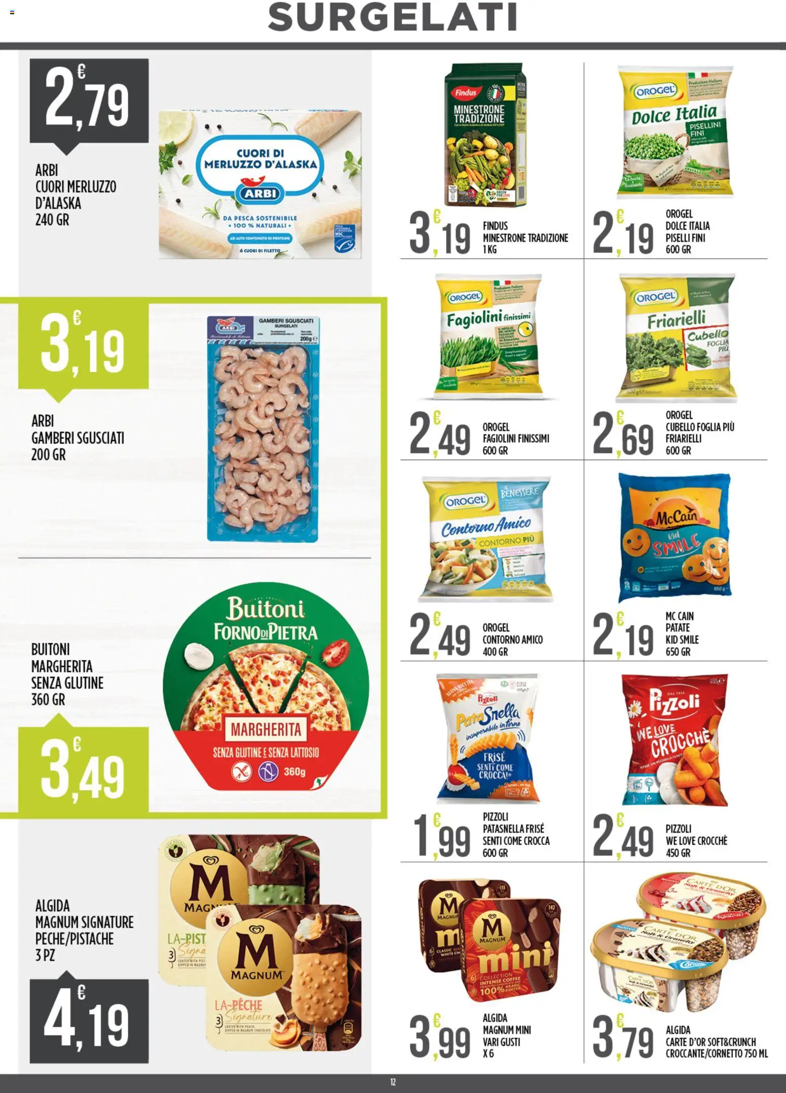 Volantino Euroesse del 09.03.2026 | Pagina: 12 | Prodotti: Patate, Pesca, Friarielli, Forno