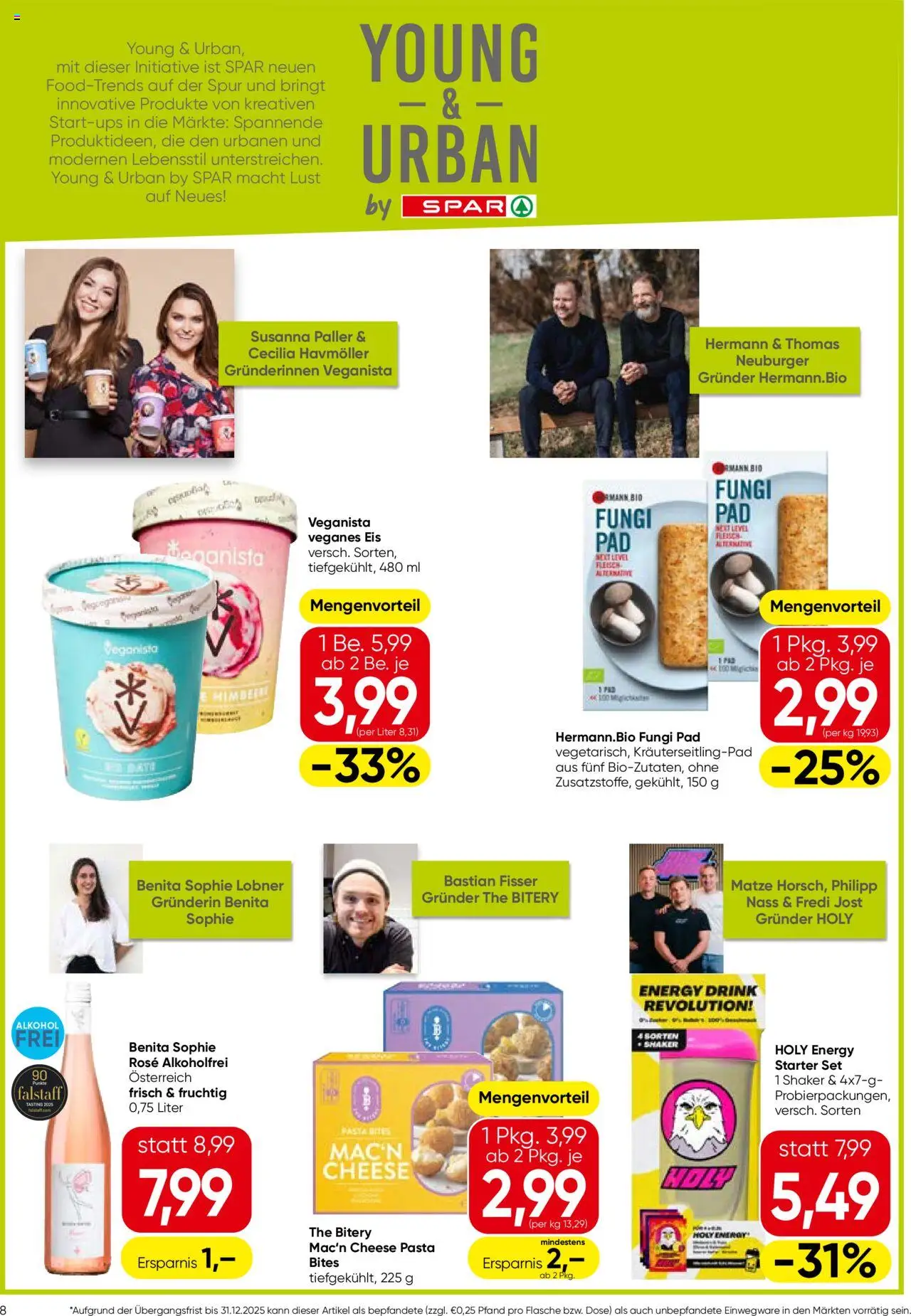 Spar Flugblatt - Wien gültig ab 07.08.2025 | Seite: 8 | Produkte: Pasta, Eis