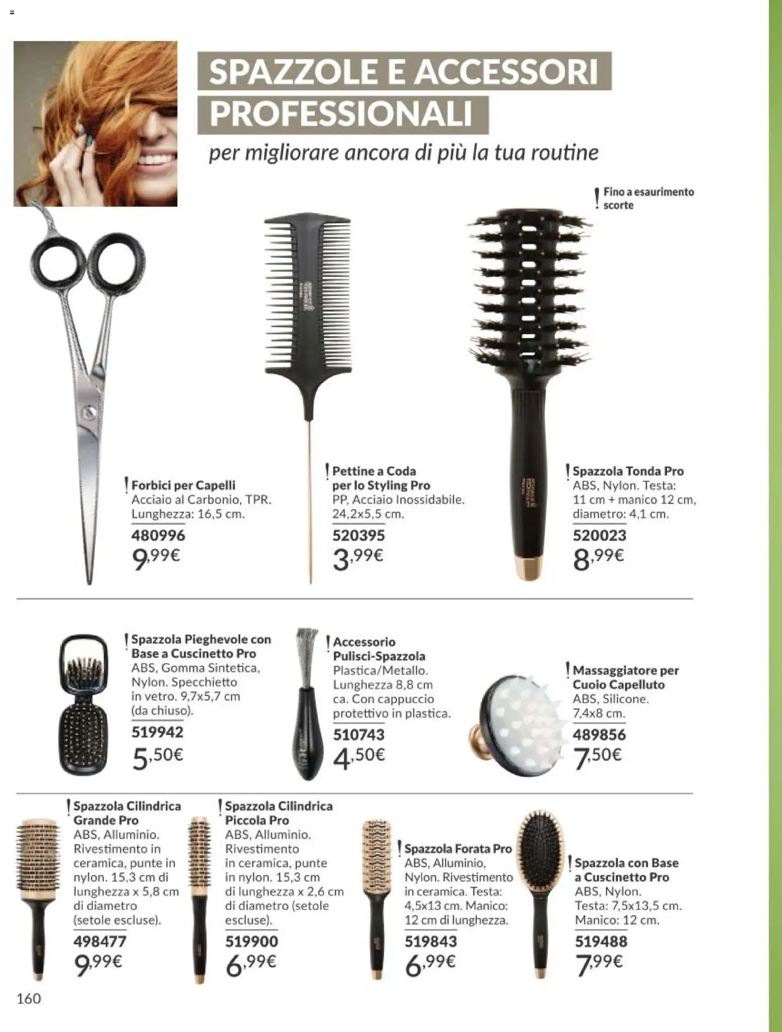 Volantino Avon del 01.05.2026 | Pagina: 160 | Prodotti: Spazzola, Pettine, Cappuccio