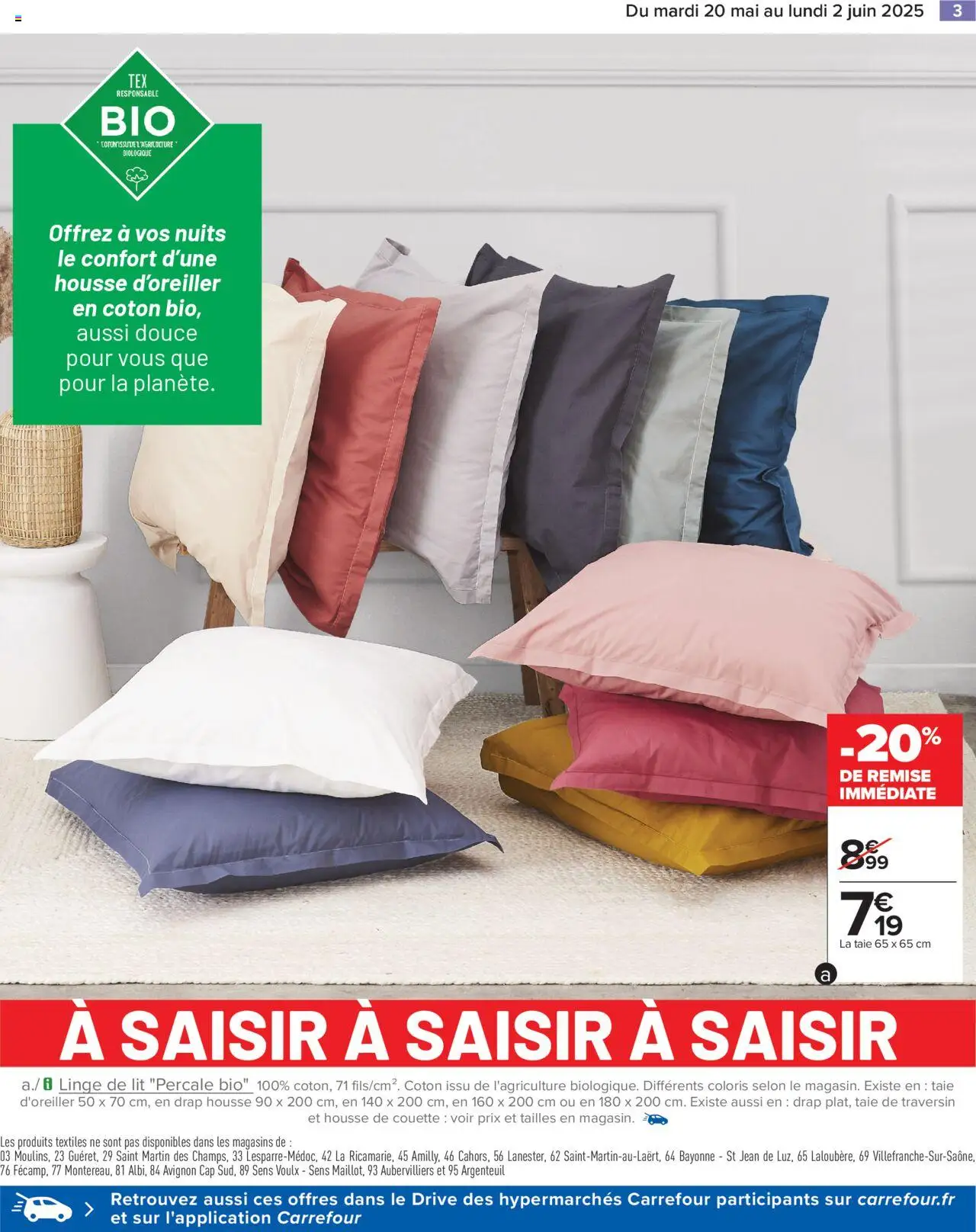  | Page: 5 | Produits: Taie d'oreiller, Coton, Lit, Housse de couette