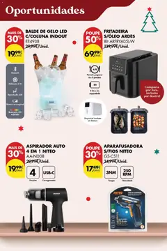 Pré-visualização Pingo Doce Poupe este Fim de Semana válido de 12.12.2025 | Página: 28 | Produtos: Air fryer, Altifalante, Aspirador, Óleo