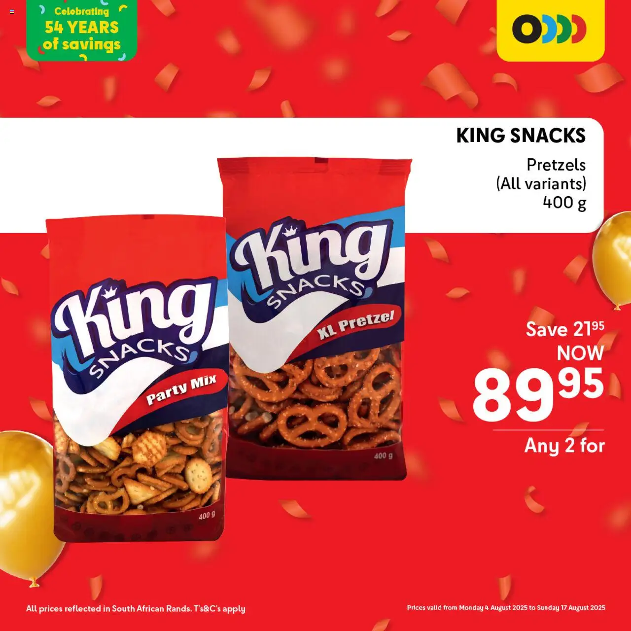 Makro Birthday Deals Sweets │ valid from 04.08.2025 | Page: 7 | Products: Snacks