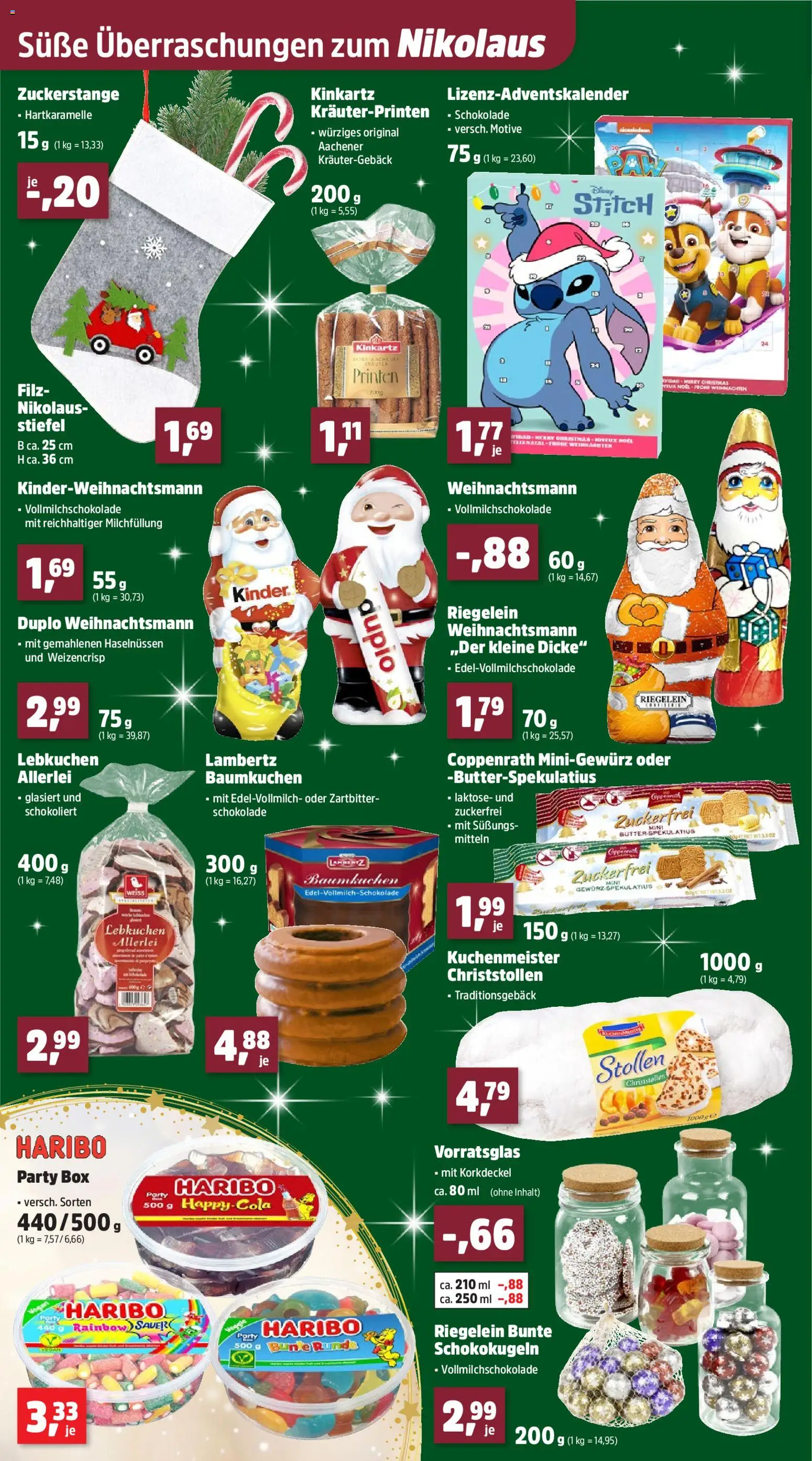 Thomas Philipps Prospekt – gültig ab 17.11.2025 | Seite: 6 | Produkte: Haribo, Schokolade, Box, Stiefel