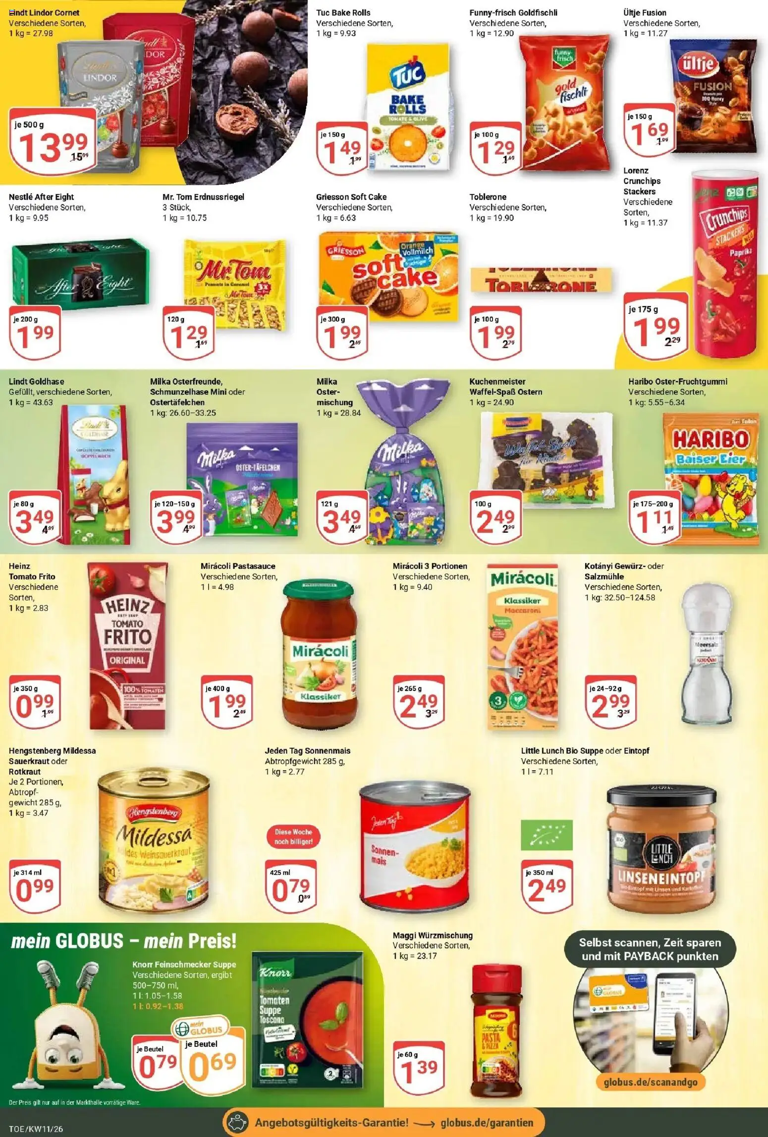 Globus prospekt Tönisvorst	 – gültig ab 09.03.2026 | Seite: 12 | Produkte: Maggi, Knorr, Milka, Paprika