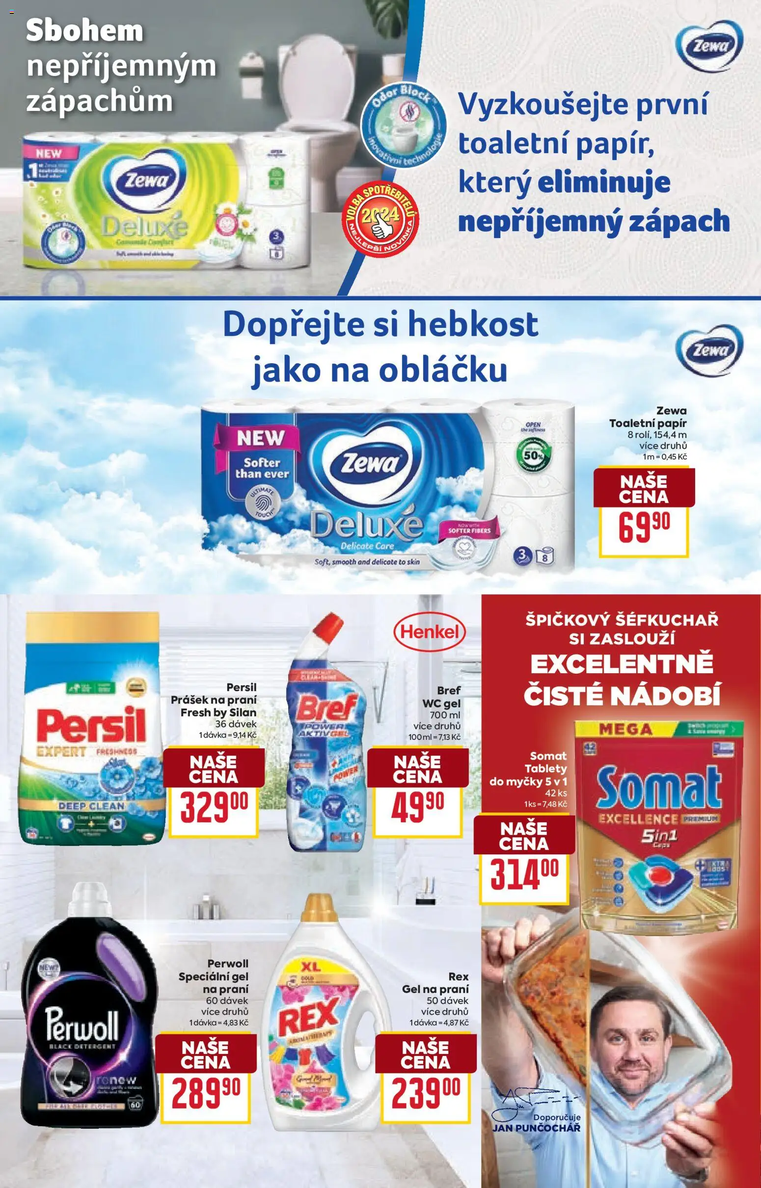Billa Velký leták od 17.12.2025 | Strana: 47 | Produkty: Prášek na praní, Toaletní papír, Zewa, Wc