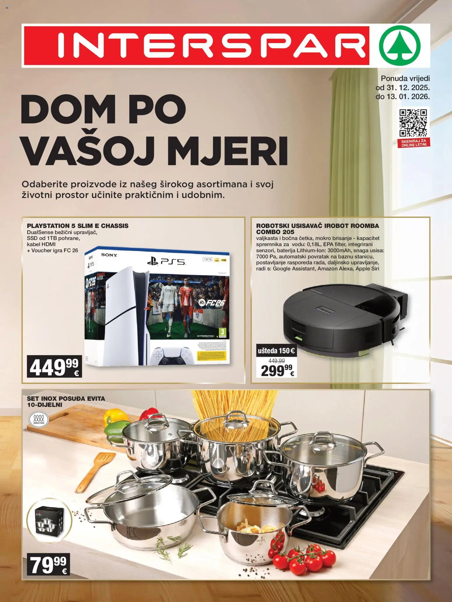 Interspar katalog | vrijedi od 31.12.2025 | Stranica: 1 | Proizvodi: Usisavač, Baterija, Playstation, Igra
