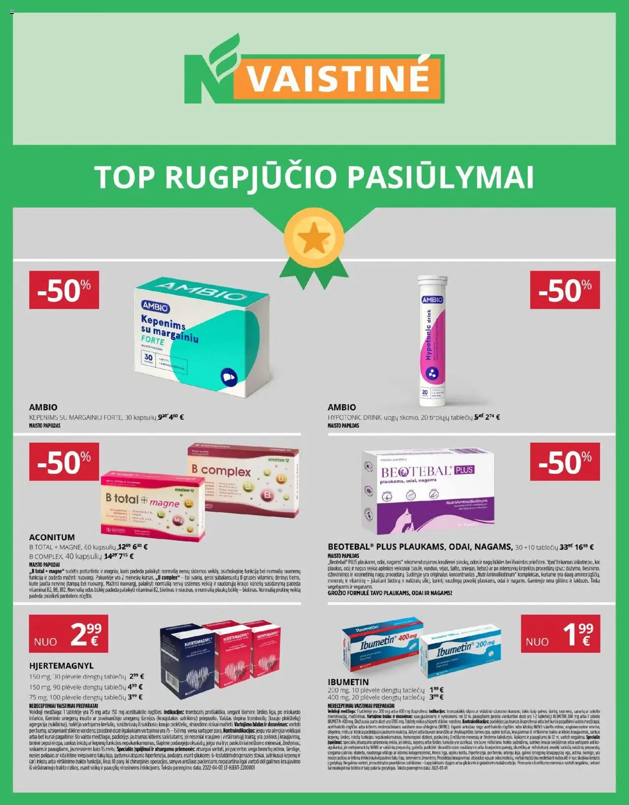 Norfa vaistinė leidinys│galioja nuo 01.08.2025 | Puslapis: 1
