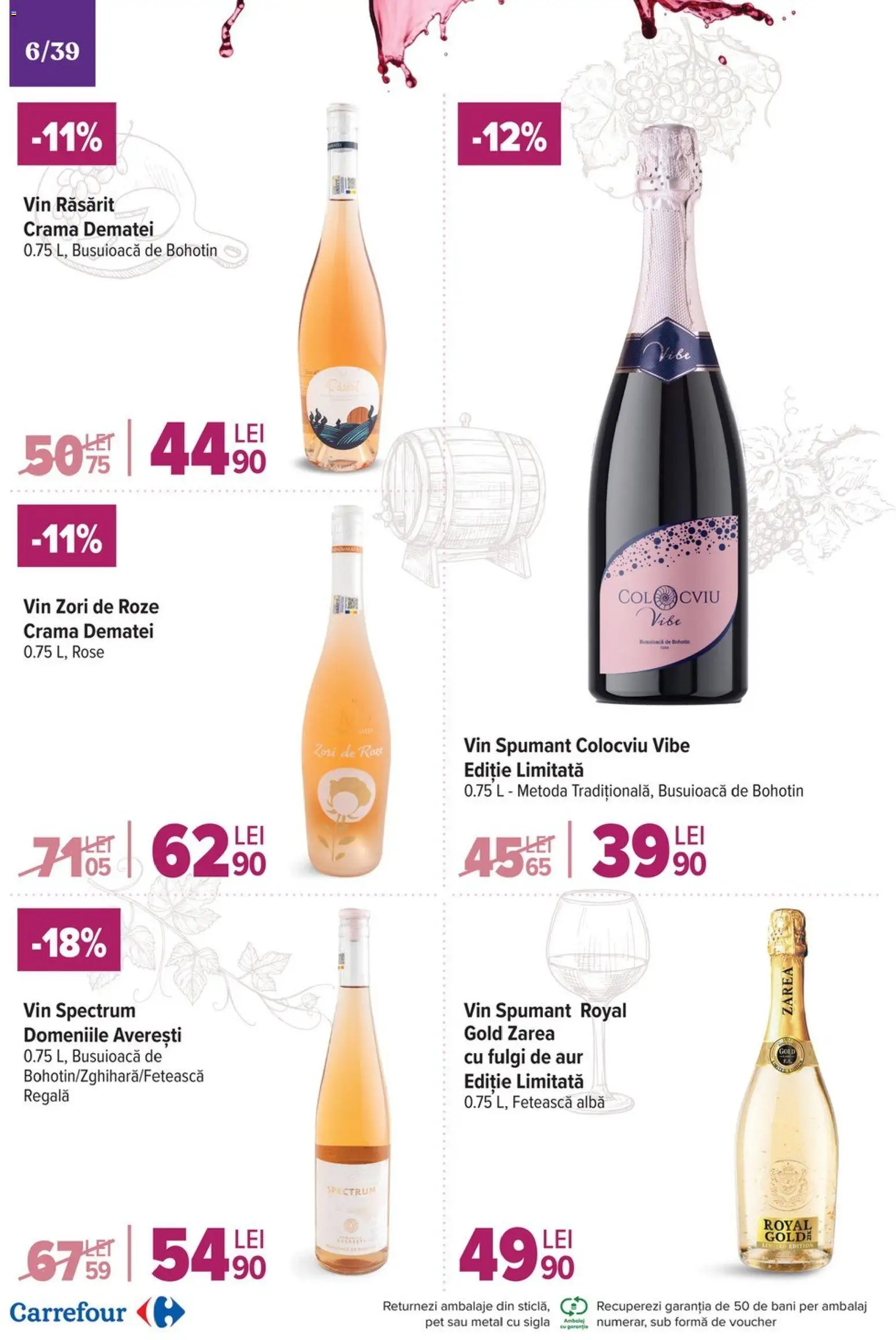 Noul catalog Carrefour – valabil de la 19.11.2025 | Pagină: 6 | Produse: Vin, Fulgi