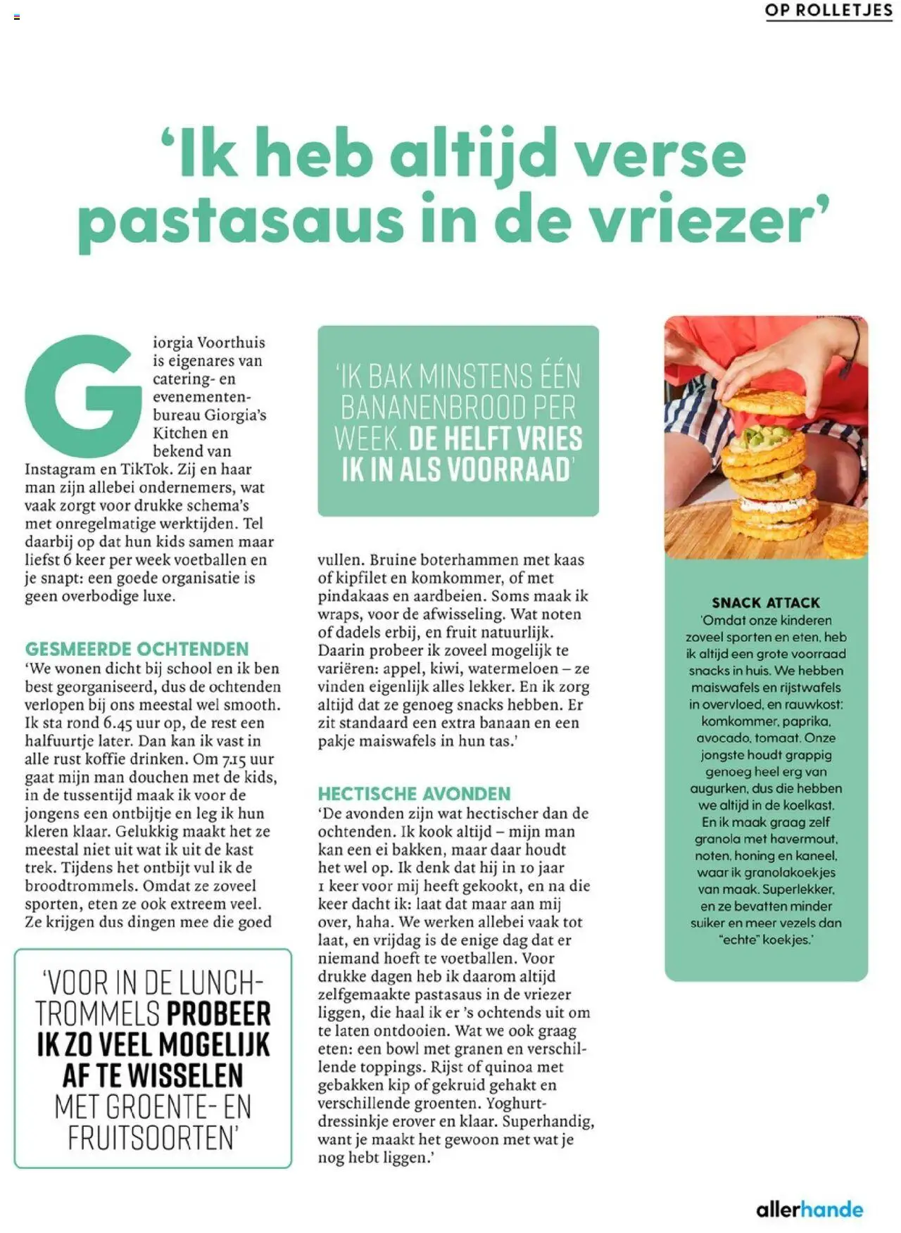  | Pagina: 45 | Producten: Waffelini, Noten, Gehakt, Banaan