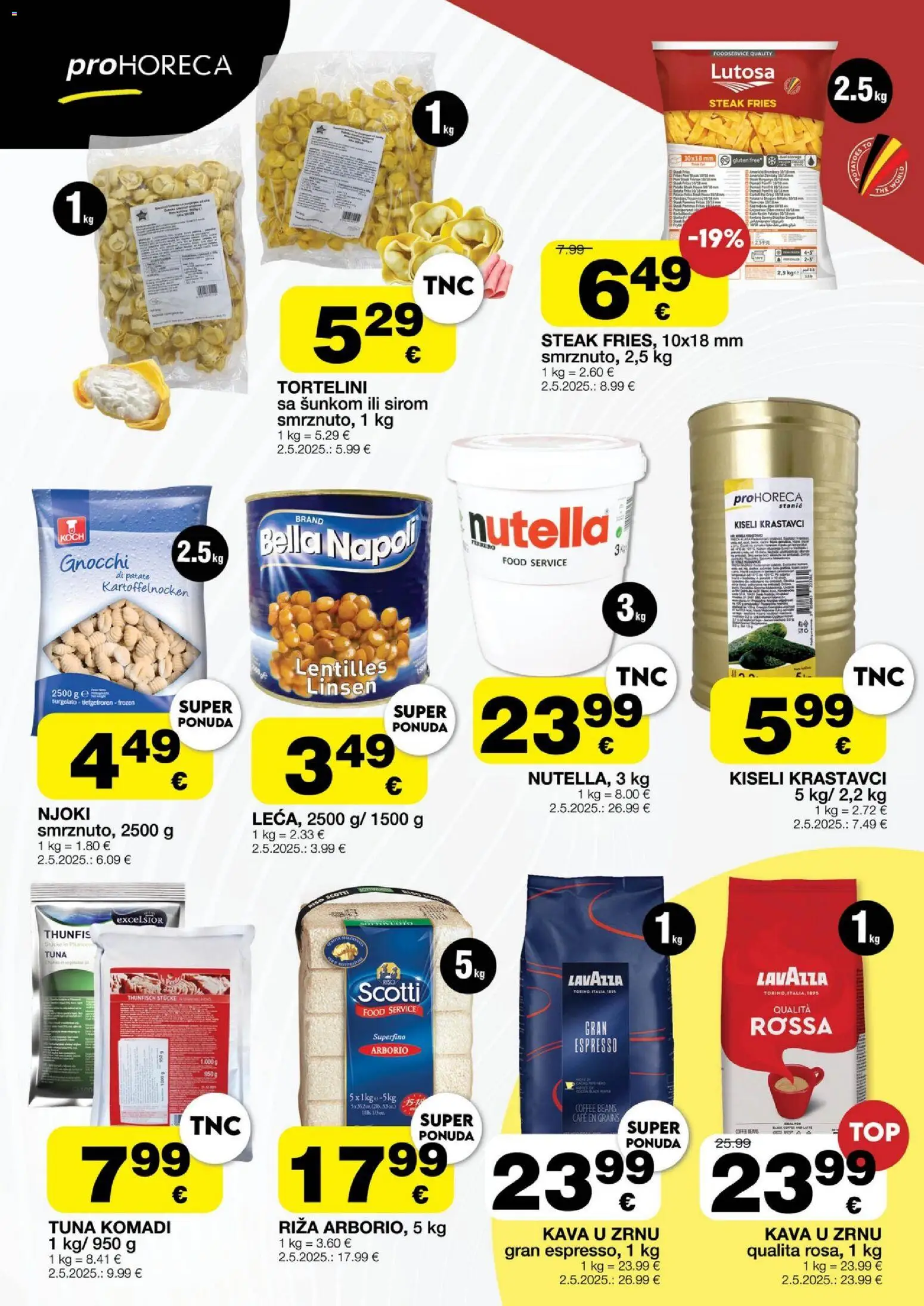 Stanić Diskont katalog | vrijedi od 16.04.2026 | Stranica: 14 | Proizvodi: Kava u zrnu, Kava, Tuna, Kiseli krastavci