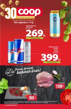 COOP - Újság Észak Kelet Pro-Coop Zrt - amely érvényes a következő dátumtól: 21.08.2025