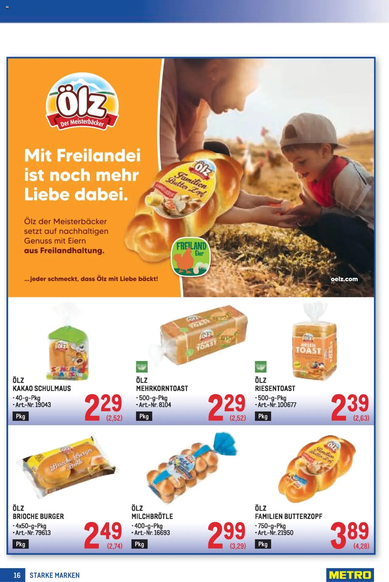 Metro Angebote Starke Marken gültig ab 21.08.2025 | Seite: 16 | Produkte: Eier