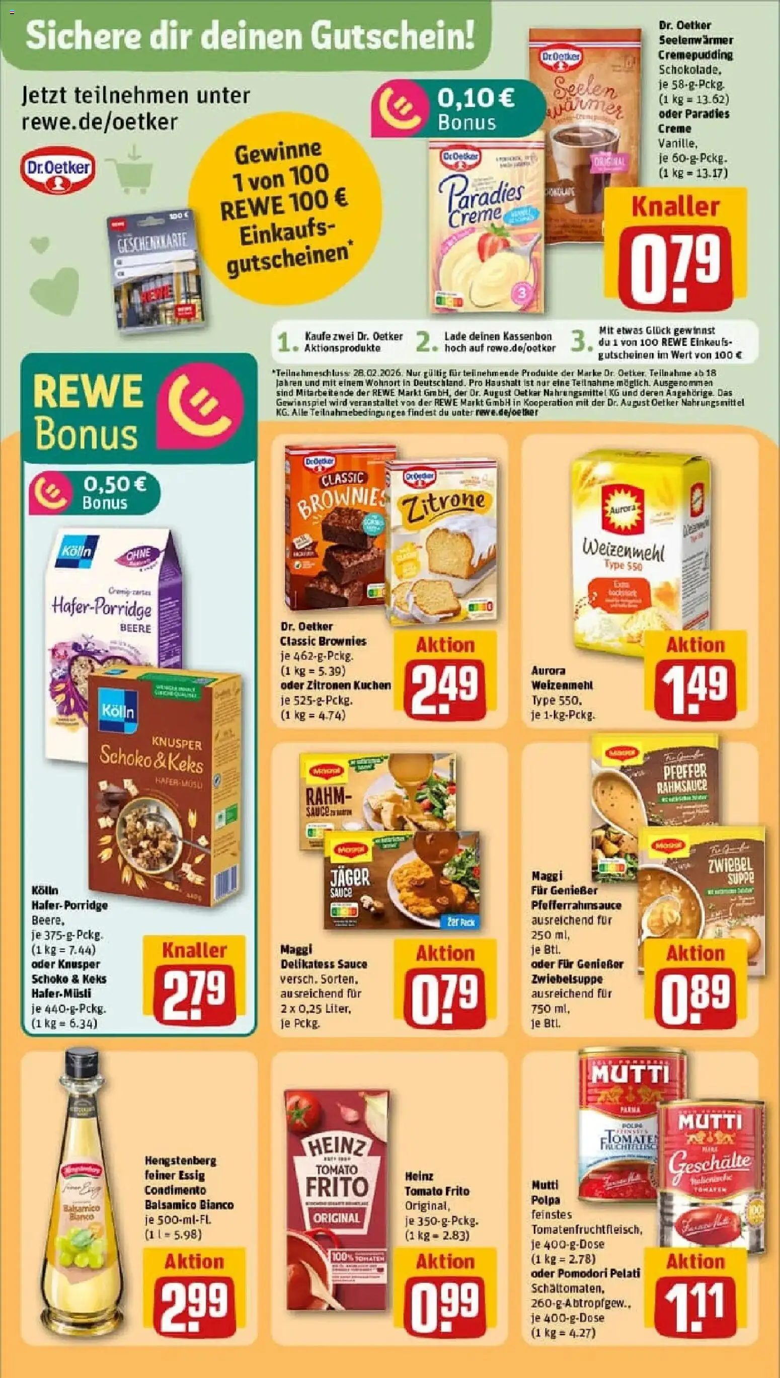 Rewe prospekt Lübeck	 – gültig ab 02.02.2026 | Seite: 26 | Produkte: Maggi, Balsamico, Zitrone, Zitronen