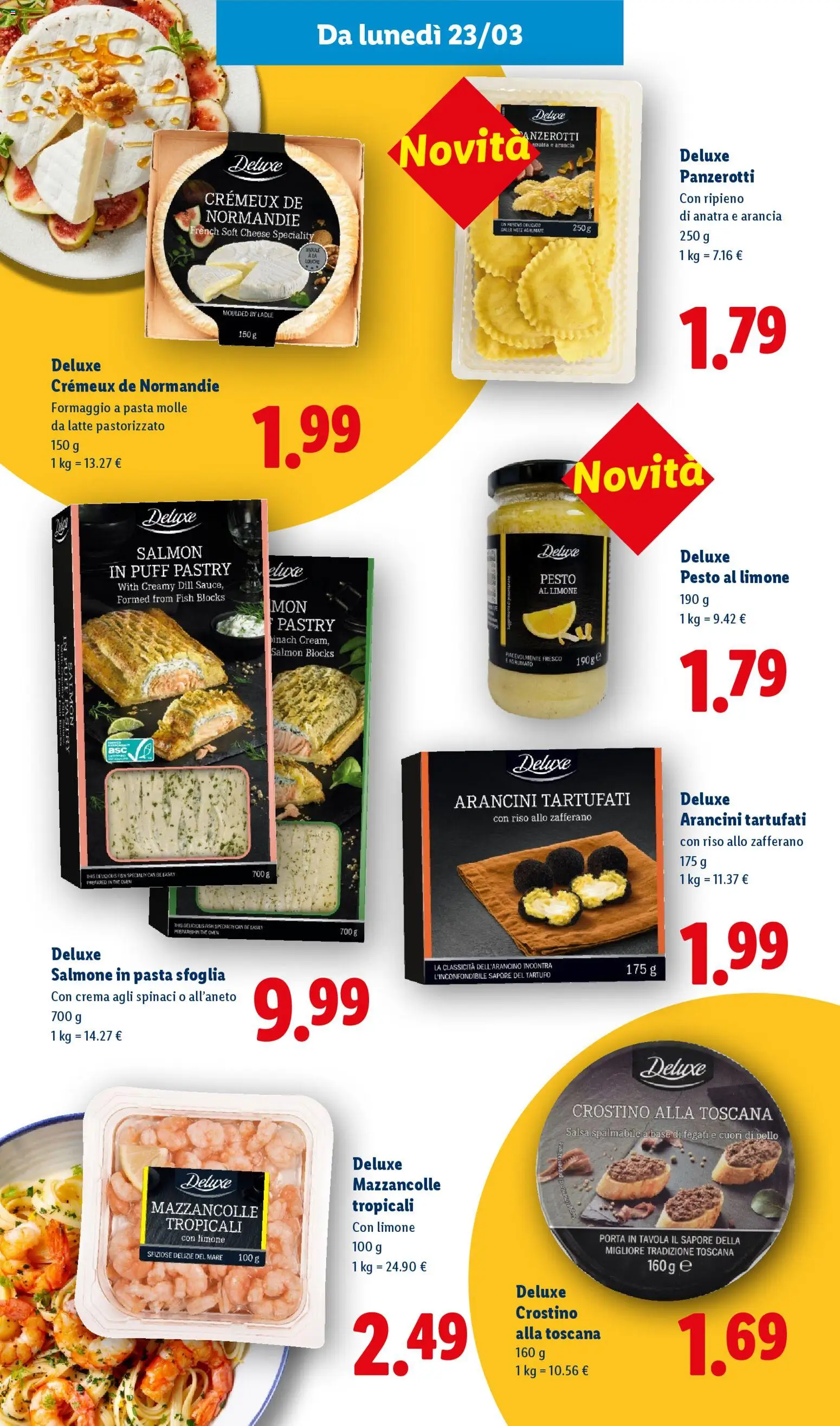 Volantino Lidl del 27.02.2026 | Pagina: 15 | Prodotti: Tartufo, Riso, Pesto, Panzerotti