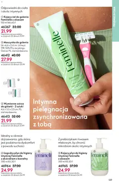 Pogląd oferty "Oriflame Katalog 4 2026" - ważna od 04.03.2026 | Strona: 139 | Produkty: Maszynka do golenia, Płyn do higieny intymnej