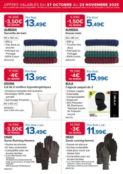 Costco - Prévisualisation de Costco catalogue valide à partir de 27.10.2025 | Page: 12 | Produits: Coton, Enveloppe, Serviette de bain, Gants