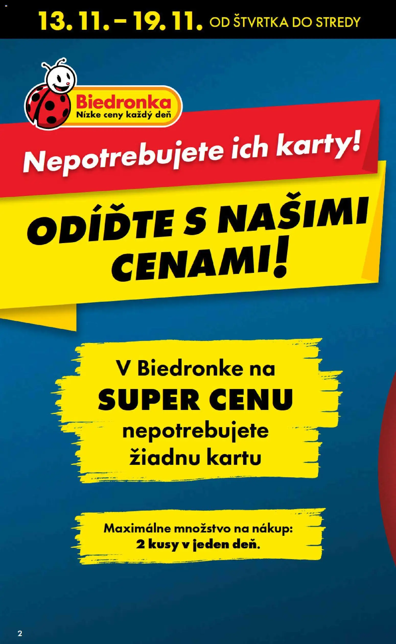 Nové Biedronka akcie – leták je platný od 13.11.2025 | Strana: 2