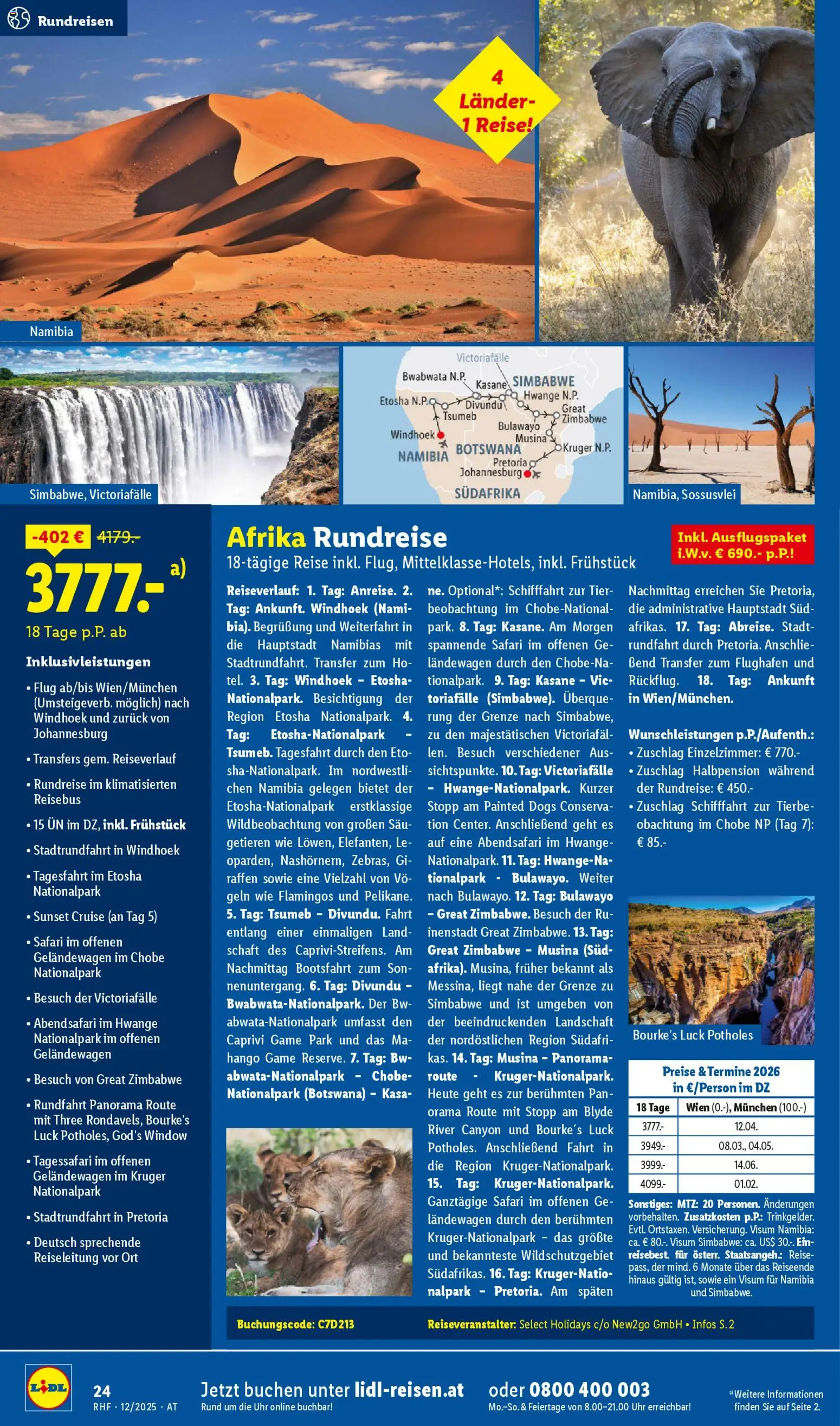 Lidl Dezember Reise - Highlights gültig ab 29.11.2025 | Seite: 24 | Produkte: Uhr