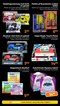 Trekpleister - Black Friday - Voorbeeld van een folder van Trekpleister, geldig van 25.11.2025 | Pagina: 66 | Producten: Piano, Geluid, Batterijen, Boerderij
