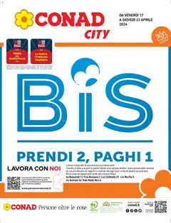 Anteprima del volantino Conad volantino City Lombardia valido a partire dal 17.04.2026