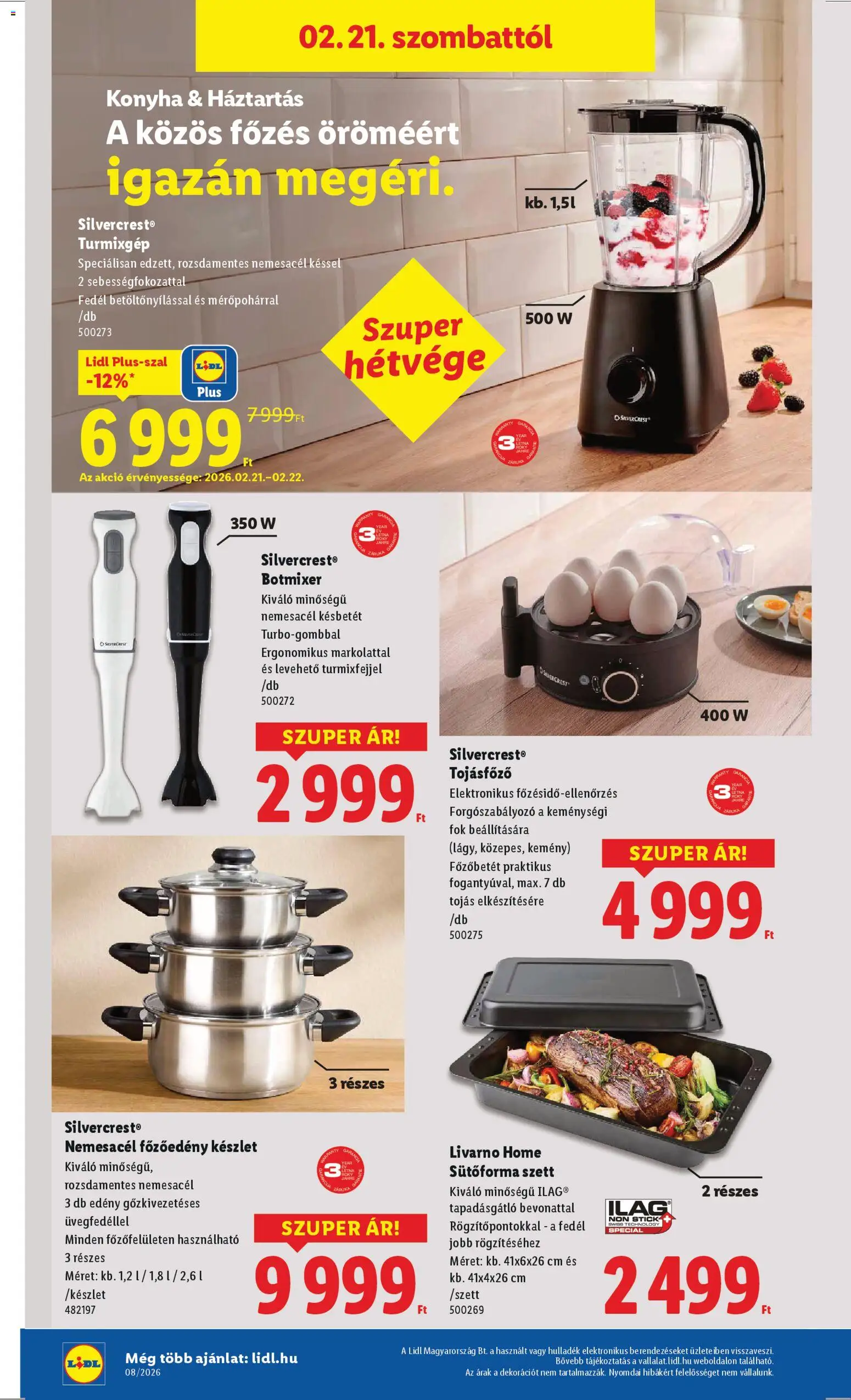 Lidl akciós ujság - amely érvényes a következő dátumtól: 19.02.2026 | Oldal: 36