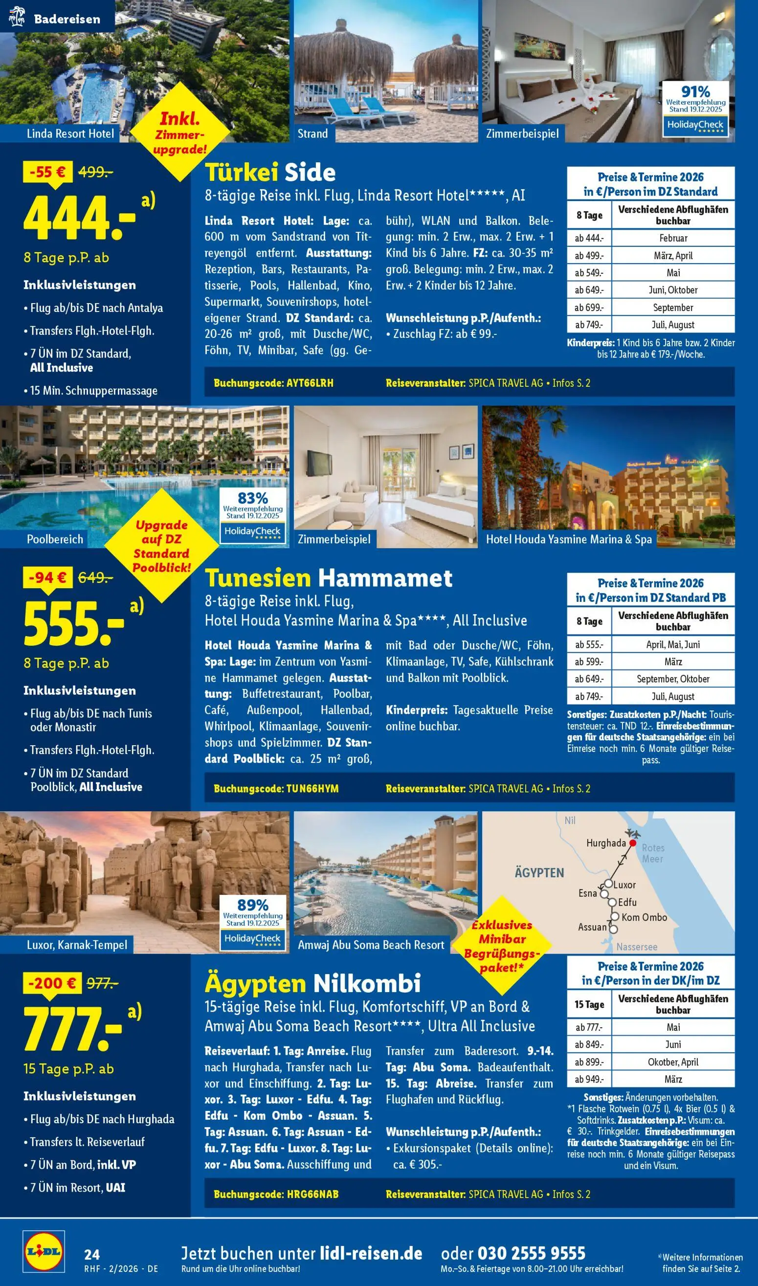 Lidl Reisen Prospekt 	 – gültig ab 31.01.2026 | Seite: 24 | Produkte: Bier, Rotwein, Kühlschrank, Uhr