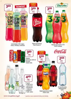 Pogląd oferty "Społem Gazetka" - ważna od 01.11.2025 | Strona: 21 | Produkty: Arbuz, Napoje, Sprite