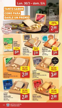 Vista previa Queso de cabra en cuña, Tierno • Semicurado. 250 g válido desde el 30.03.2026 | Página: 10