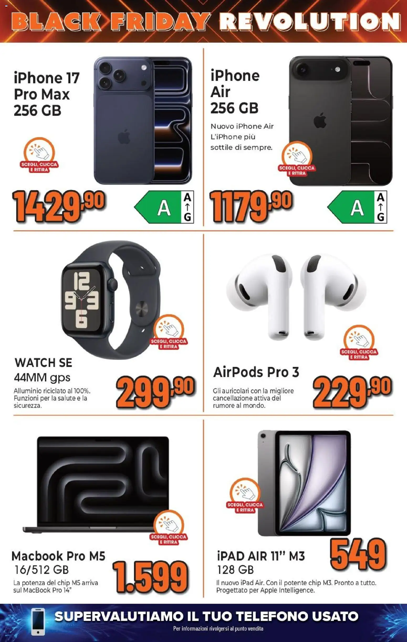 Volantino Expert del 17.11.2025 | Pagina: 5 | Prodotti: Iphone, Alluminio, Ipad, Macbook