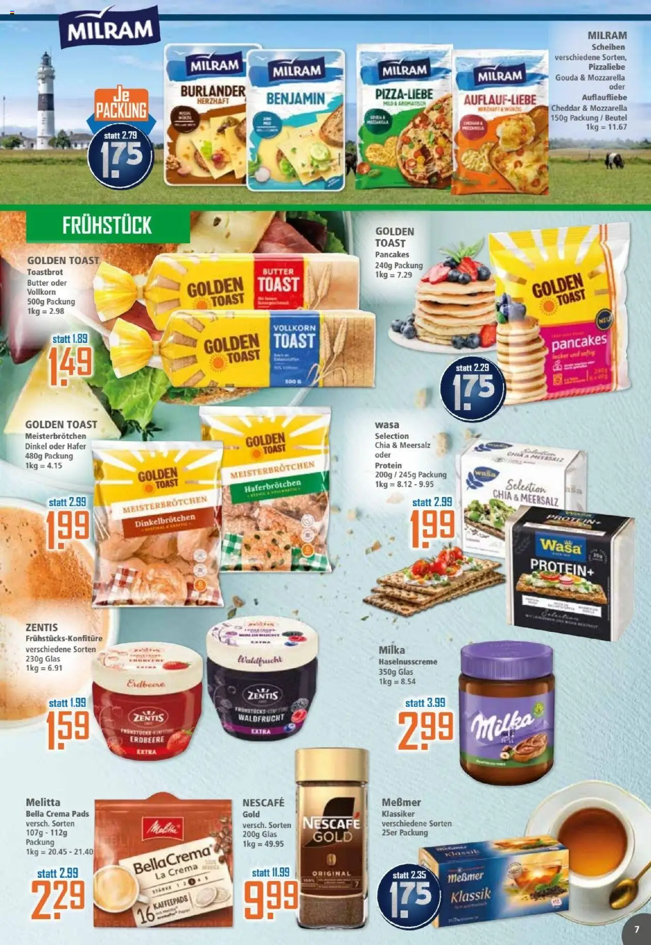 Klaas & Kock Prospekt – gültig ab 13.10.2025 | Seite: 7 | Produkte: Melitta, Butter, Gouda, Milram