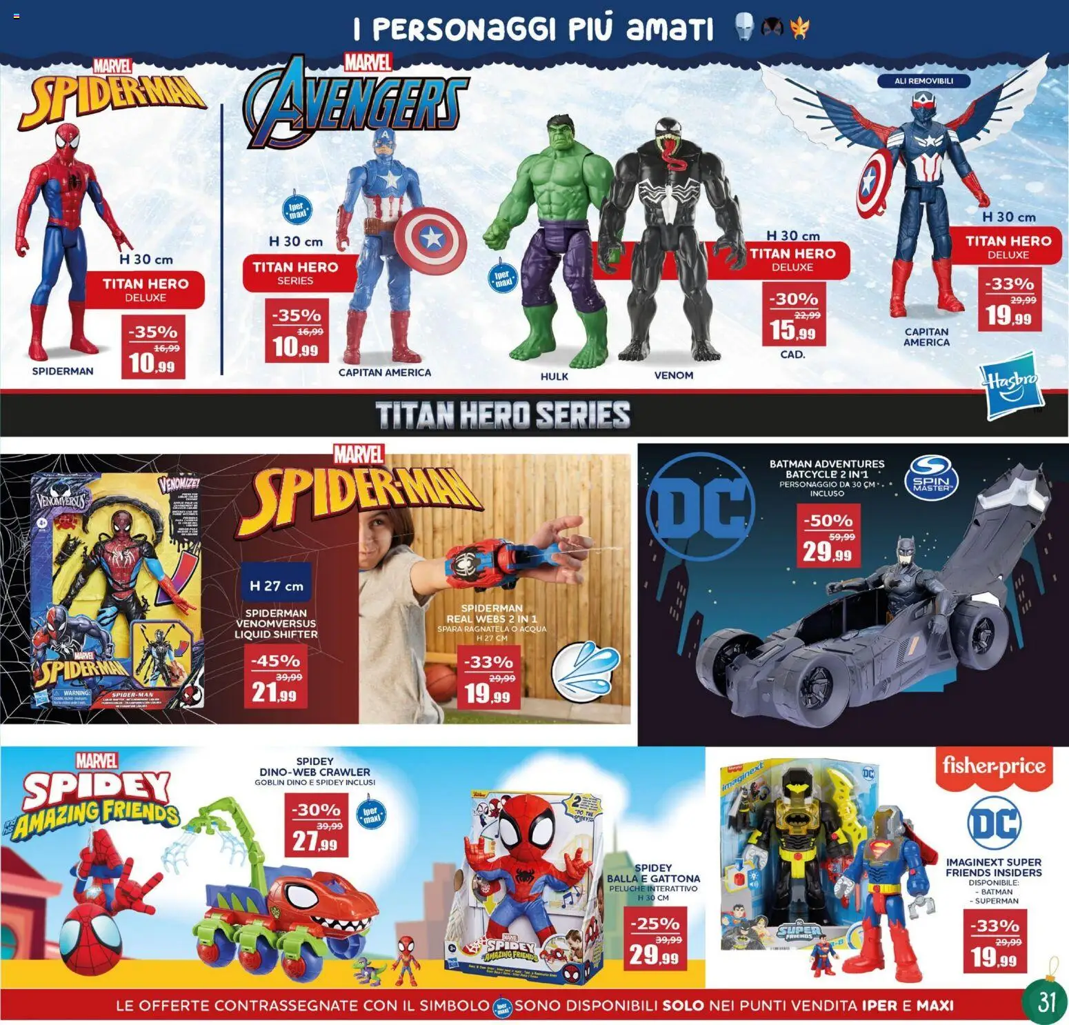 Volantino Happy Casa del 22.11.2025 | Pagina: 31 | Prodotti: Peluche, Acqua