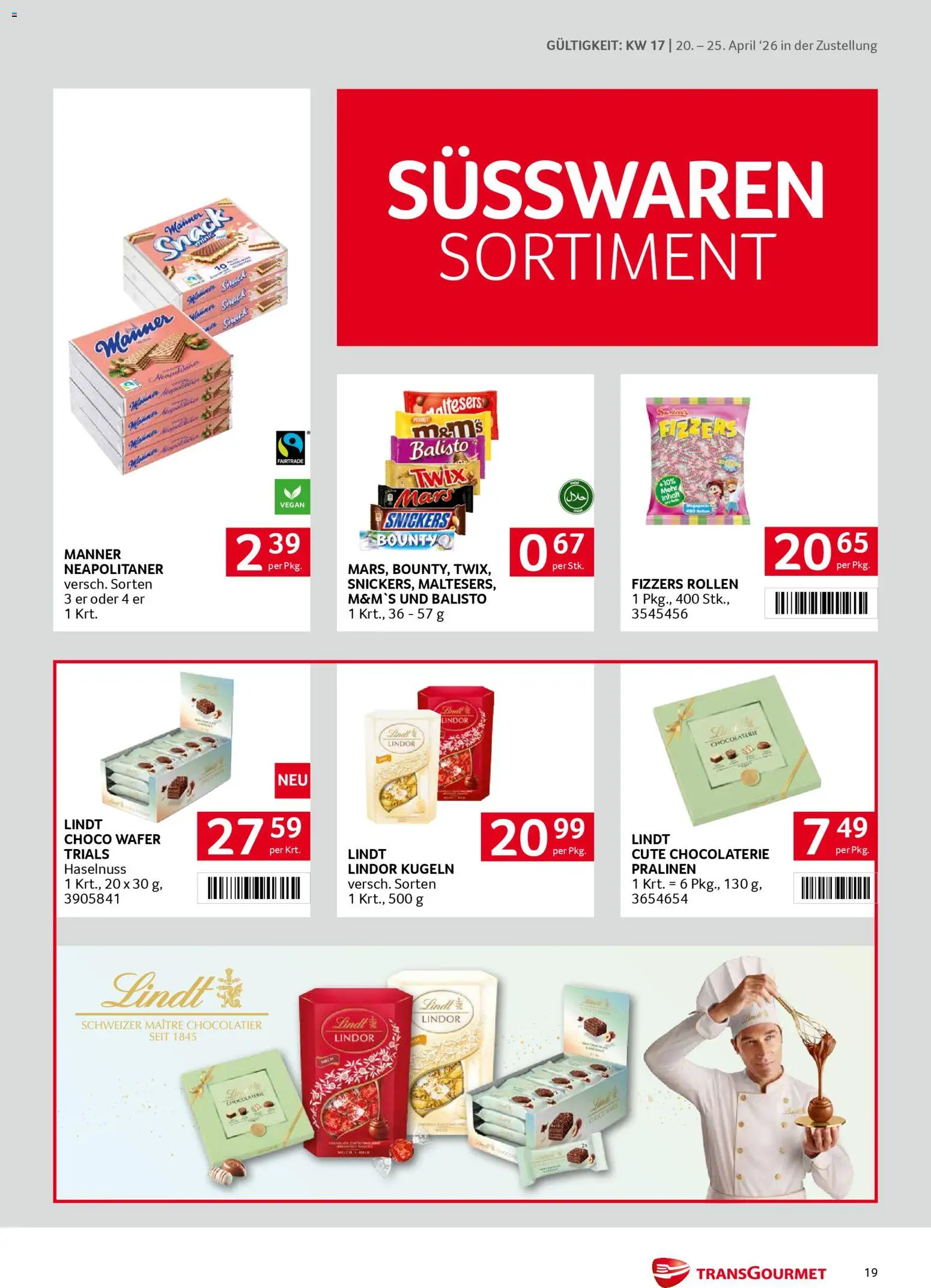 Transgourmet Zustellaktion gültig ab 20.04.2026 | Seite: 19