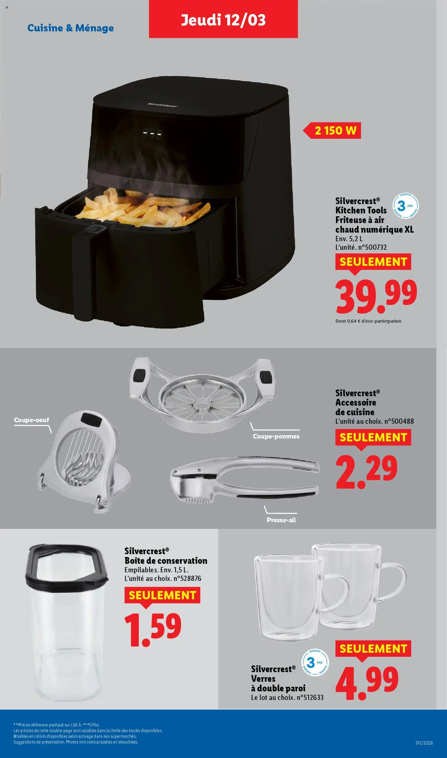{H1} | Page: 25 | Produits: Friteuse, Air fryer, Verres a double paroi
