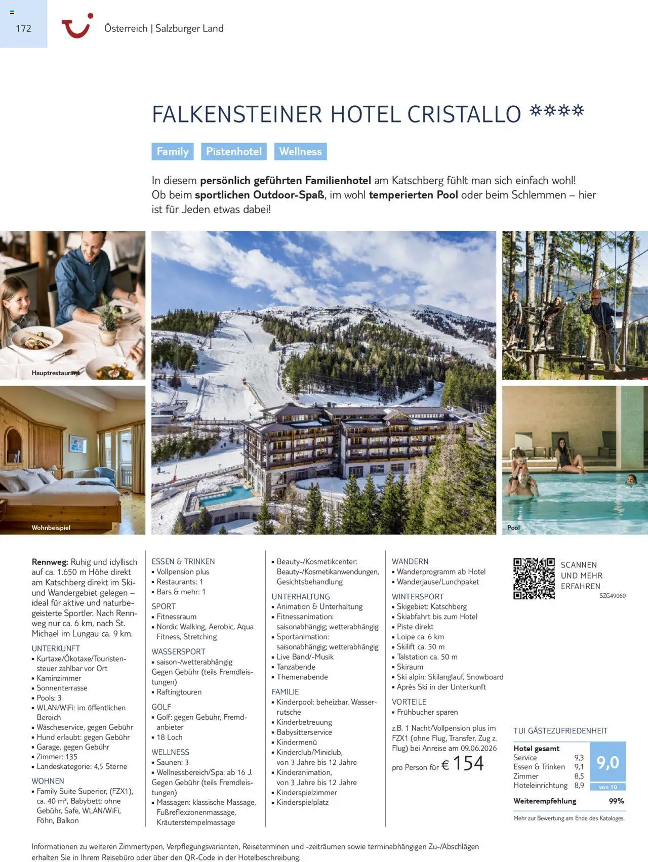 Aida - Urlaub mit eigener Anreise  – gültig ab 01.11.2025 | Seite: 172 | Produkte: Babybett, Ski, Wasser, Snowboard