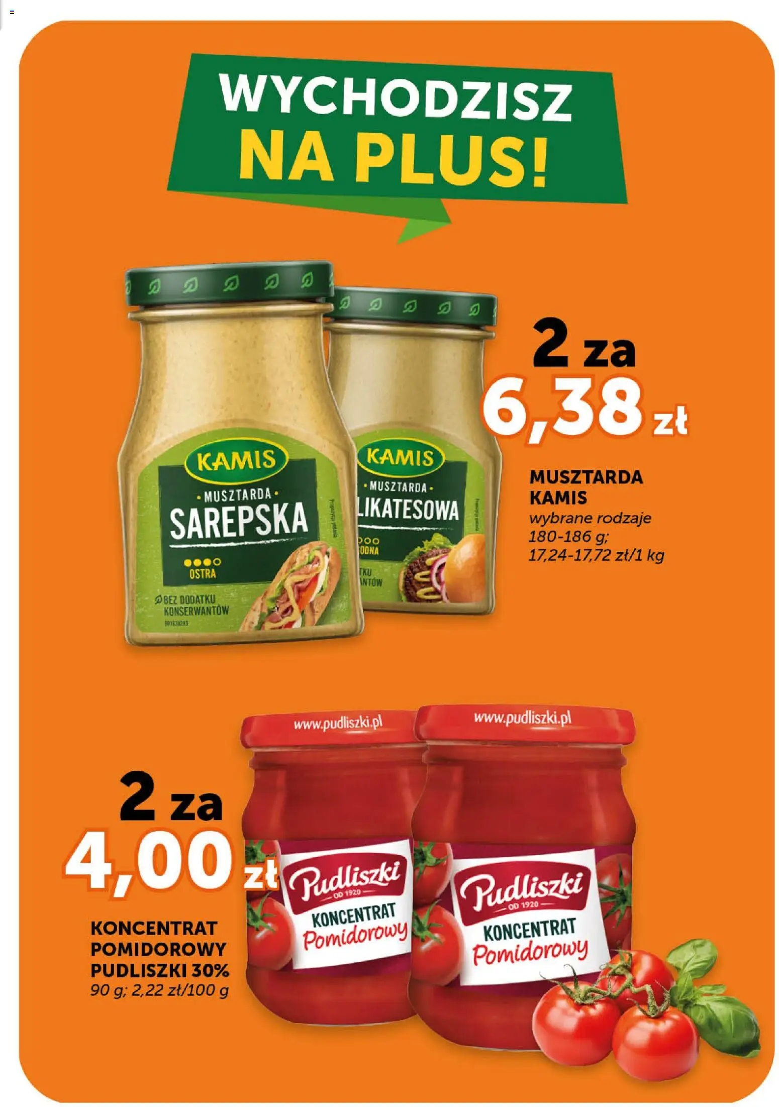 Groszek gazetka - Market od 12.03.2026 | Strona: 15 | Produkty: Koncentrat pomidorowy, Musztarda