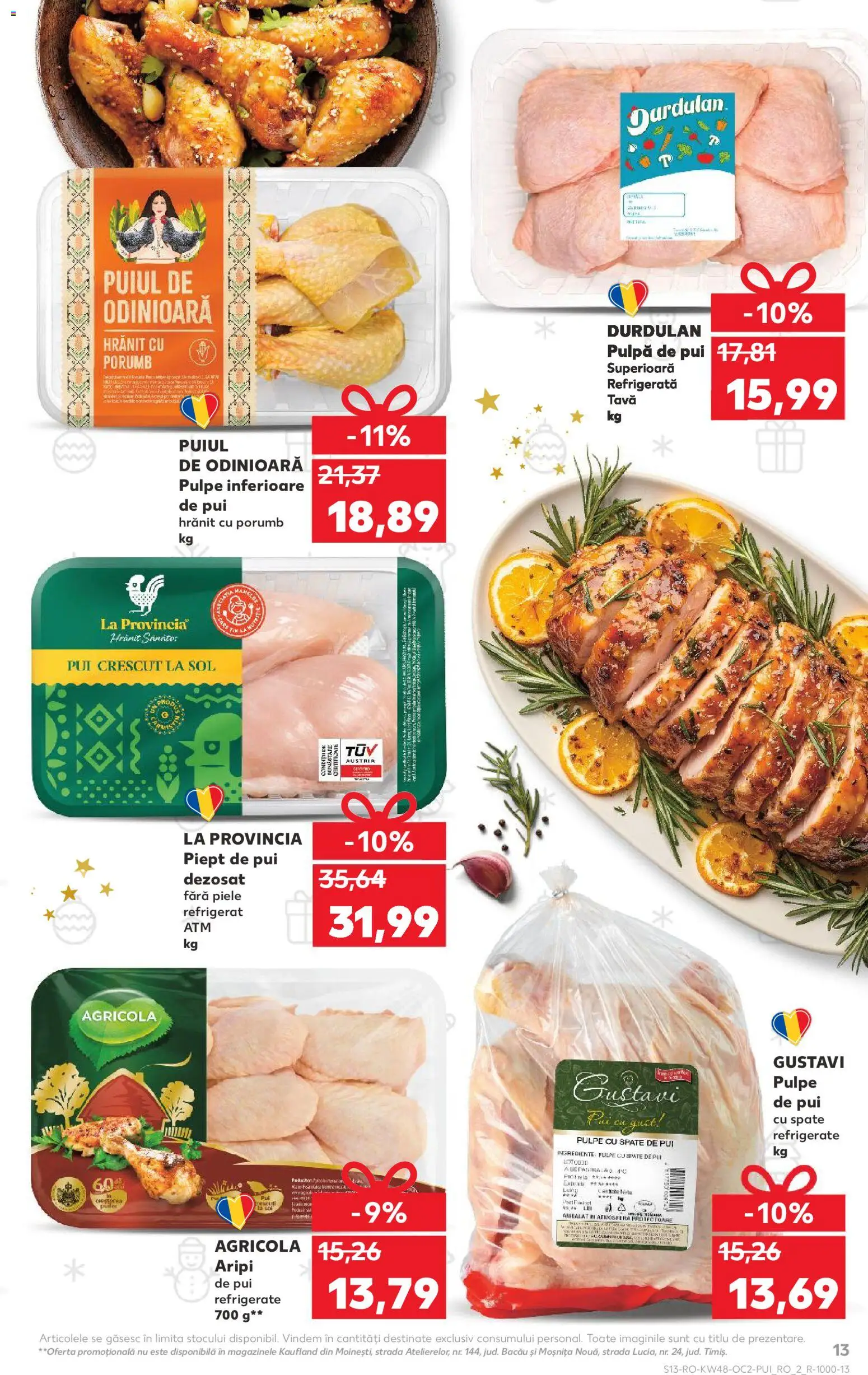 Kaufland RO akciós ujság - amely érvényes a következő dátumtól: 26.11.2025 | Oldal: 13