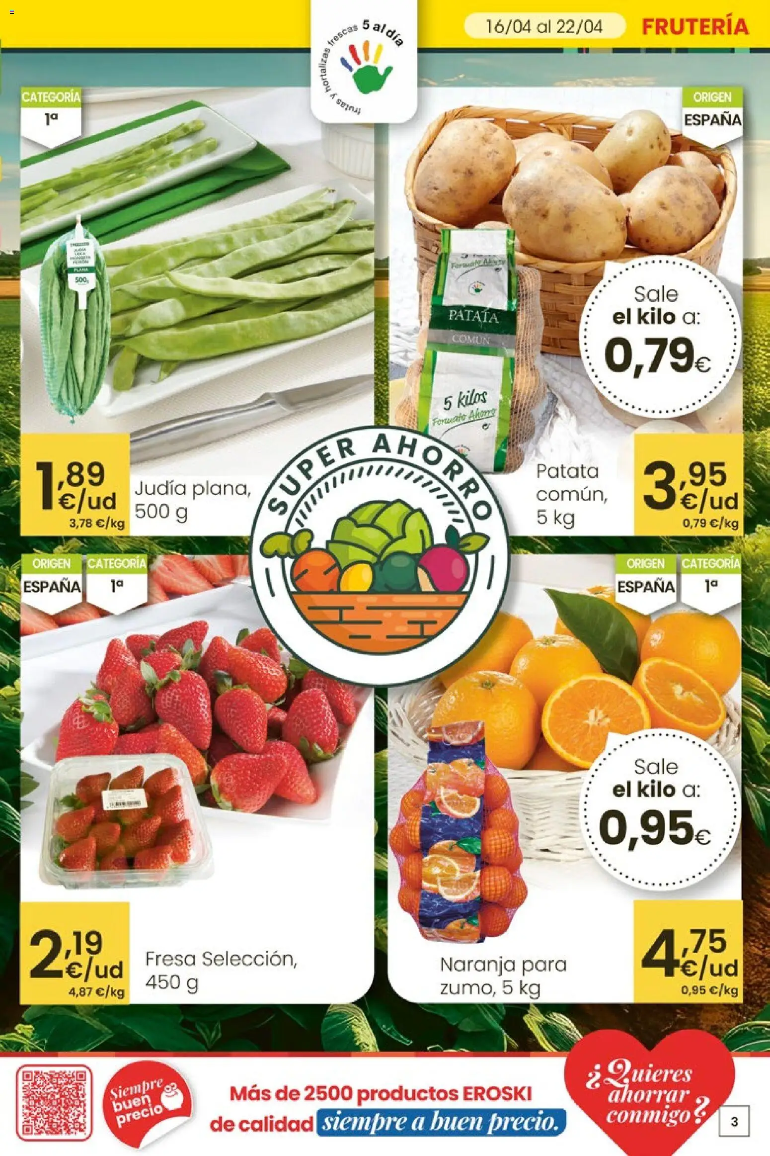 Eroski Quieres ahorrar conmigo │ válido desde el 16.04.2026 | Página: 3