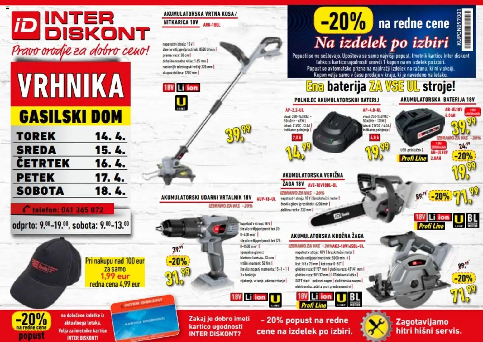 Novi Inter Diskont katalog ponudbe – veljaven od 14.04.2026 | Stran: 1