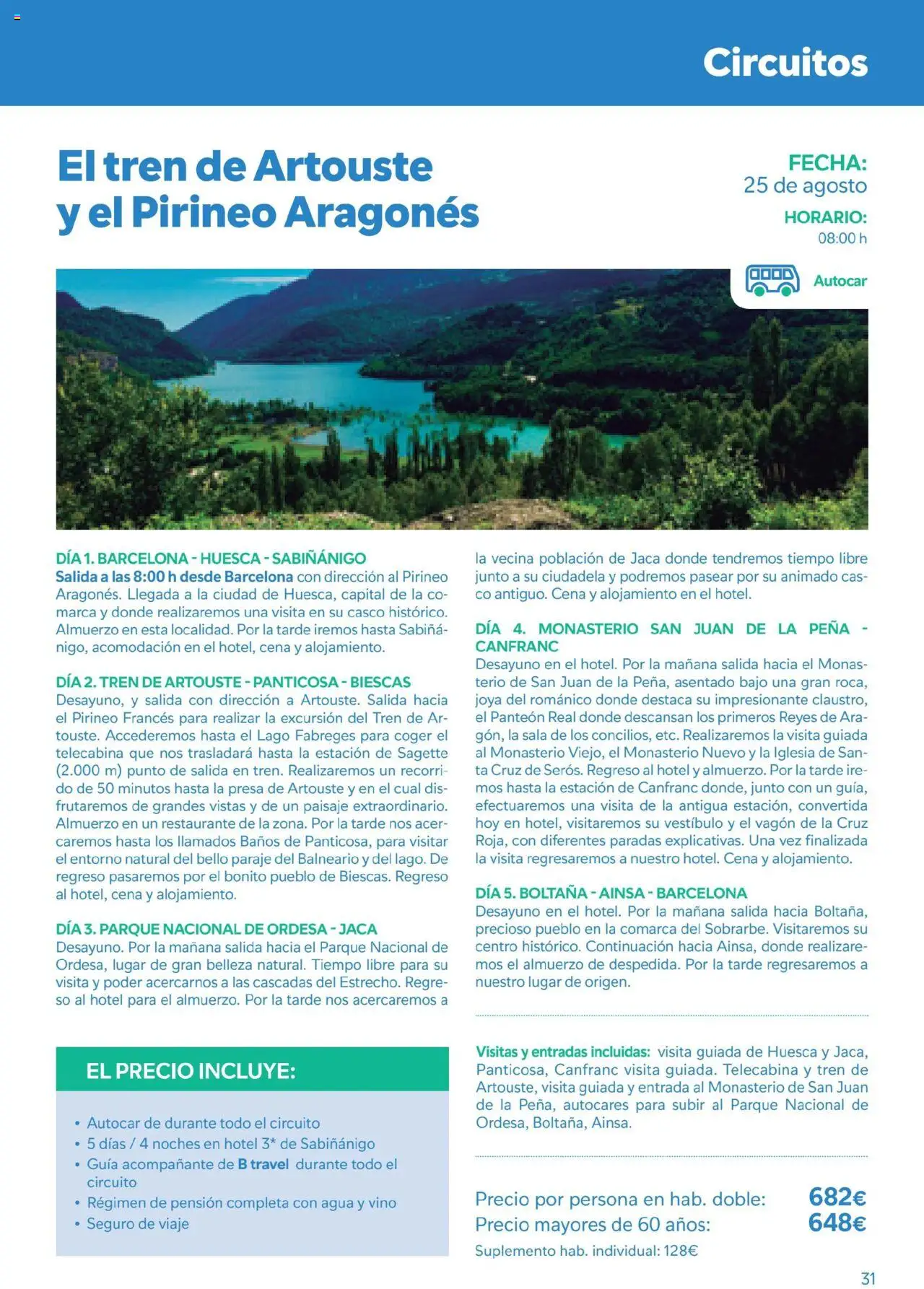 B the travel brand Viatges i Excursions │ válido desde el 01.05.2025 | Página: 31 | Productos: Vino