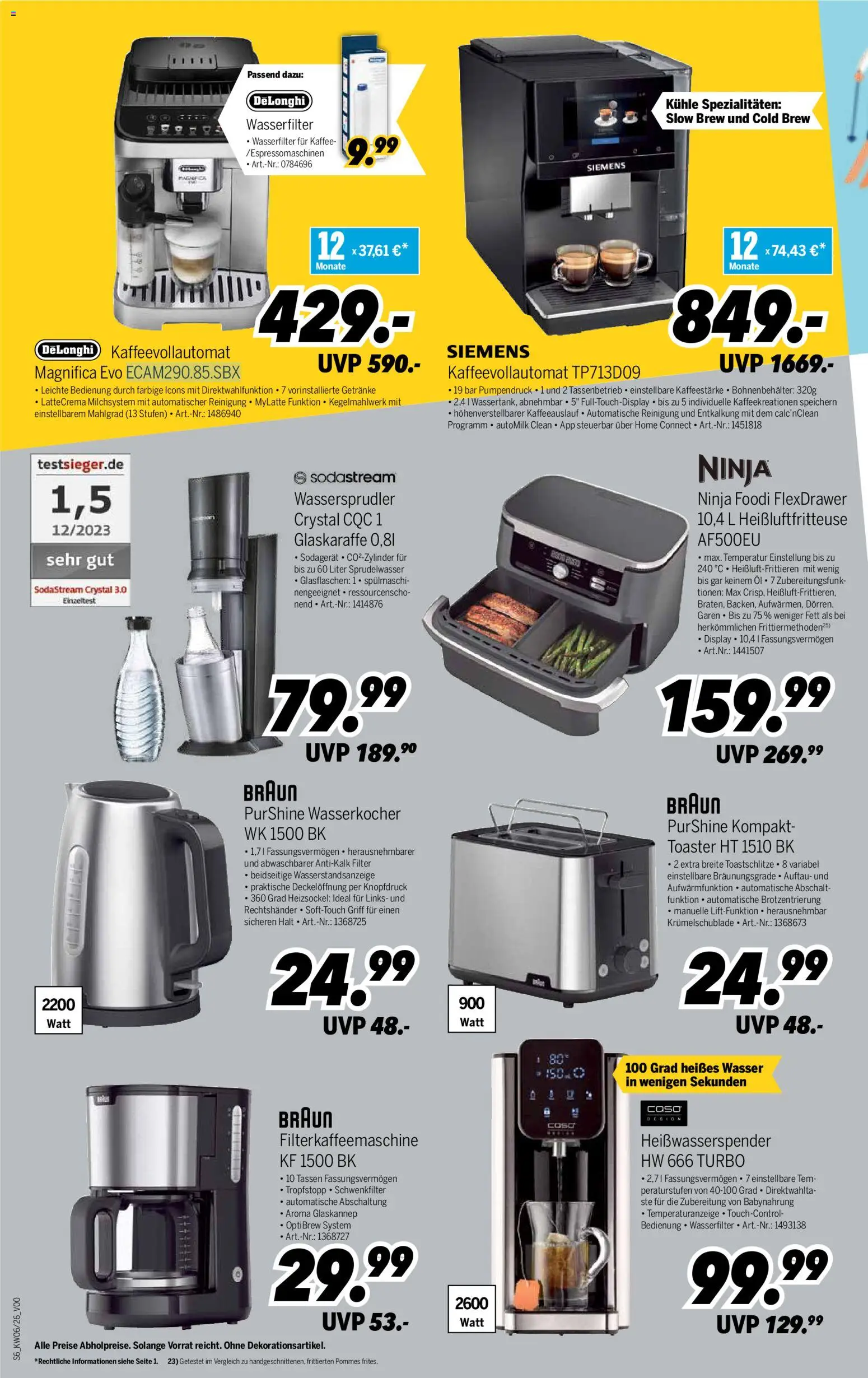 Medimax Prospekt 	 – gültig ab 31.01.2026 | Seite: 6 | Produkte: Wasserkocher, Öl, Babynahrung, Wasser