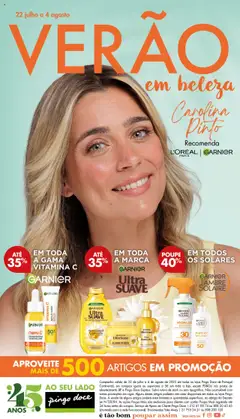 Pré-visualização Pingo Doce - Folheto Especial Beleza válido de 22.07.2025