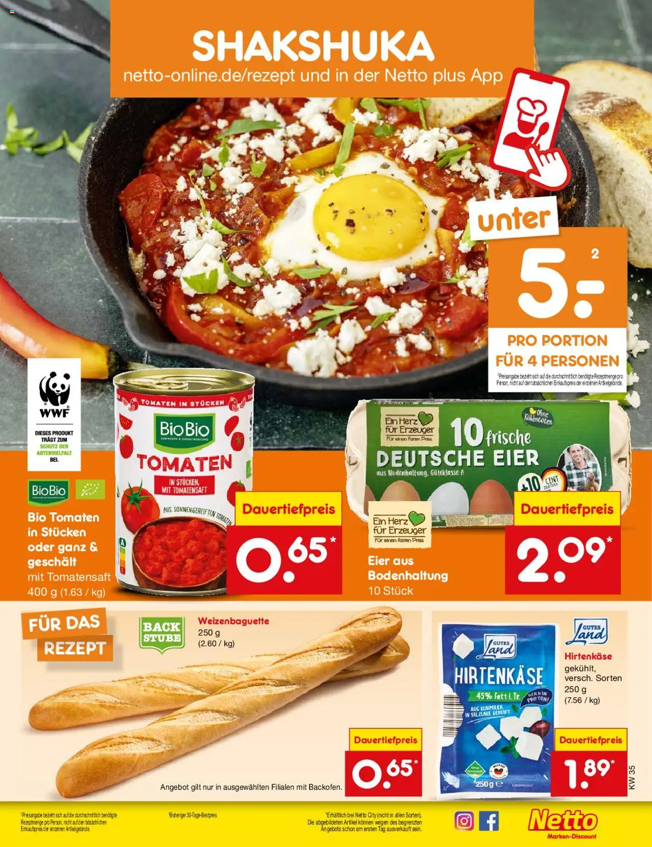 Netto Marken-Discount Prospekt 	 - gültig ab dem 25.08.2025 | Seite: 25 | Produkte: Eier, Tomaten