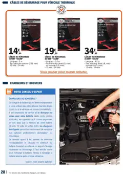 l'auto E.Leclerc - Prévisualisation de l'auto E.Leclerc Le guide auto & 2 roues valide à partir de 22.04.2025 | Page: 28 | Produits: Câbles de démarrage, Batterie