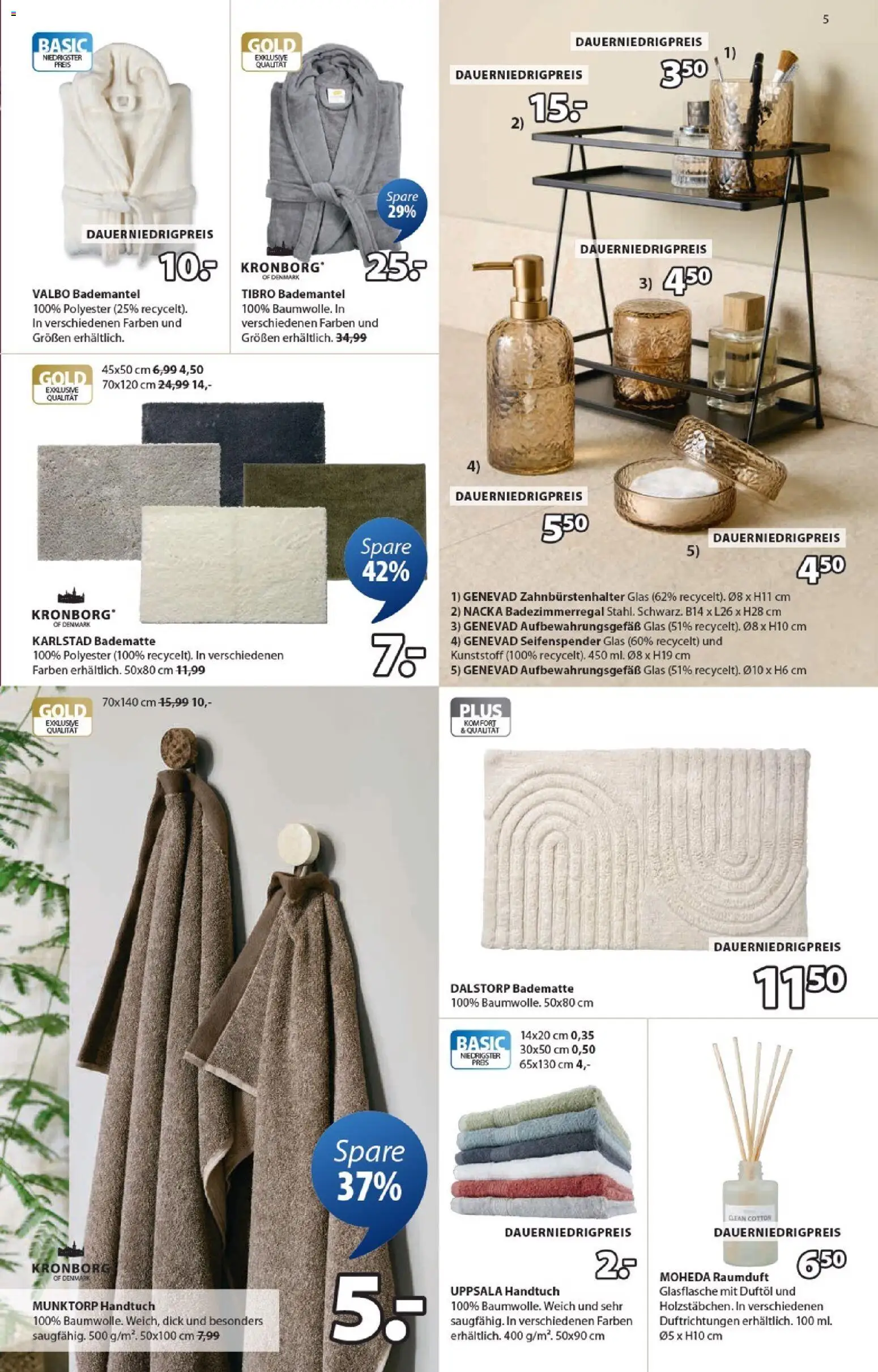 Prospekt JYSK – gültig ab 22.11.2025 | Seite: 5 | Produkte: Seifenspender, Bademantel