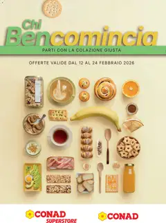 Anteprima del volantino Conad Colazione Lazio catalogo valido a partire dal 12.02.2026