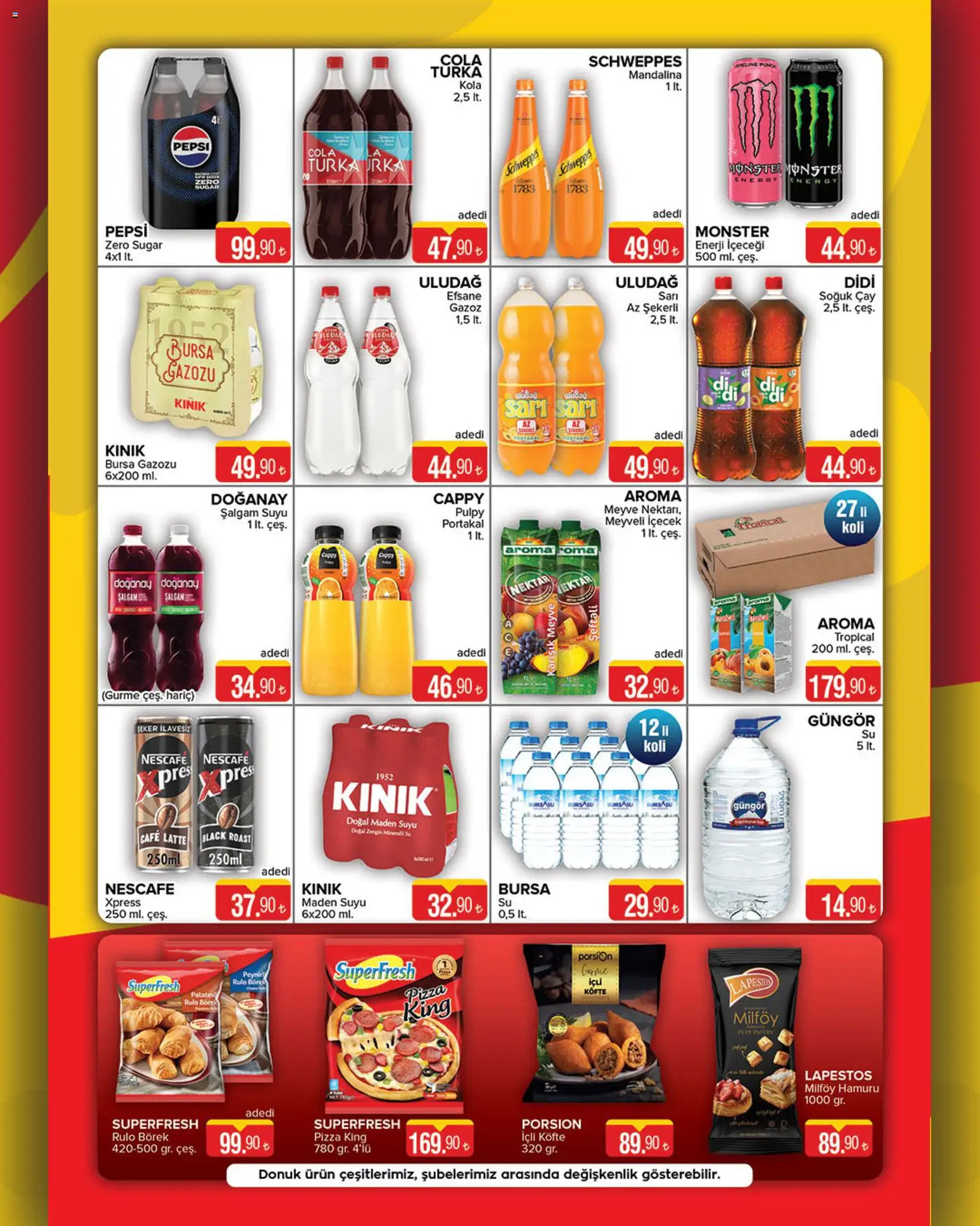 Seyhanlar Market Katalog - 10.12.2025 tarihinden itibaren geçerlidir | Sayfa: 6 | Ürünler: Peynir, Pizza, Mandalina, Enerji içeceği