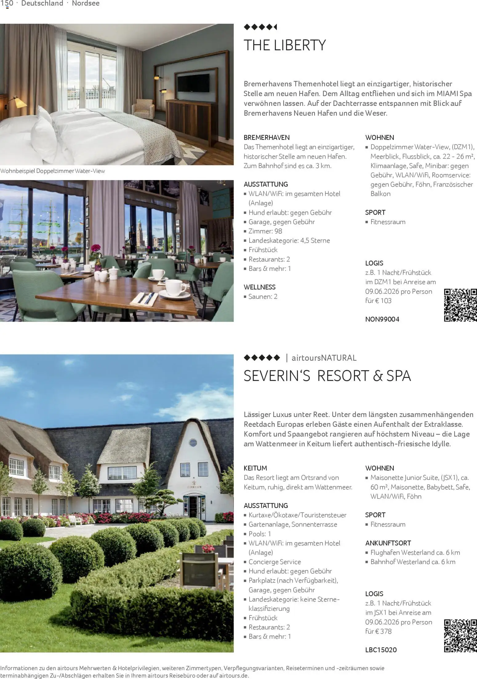 Aida Airtours Erstklassige Europareisen – gültig ab 30.10.2025 | Seite: 150 | Produkte: Föhn