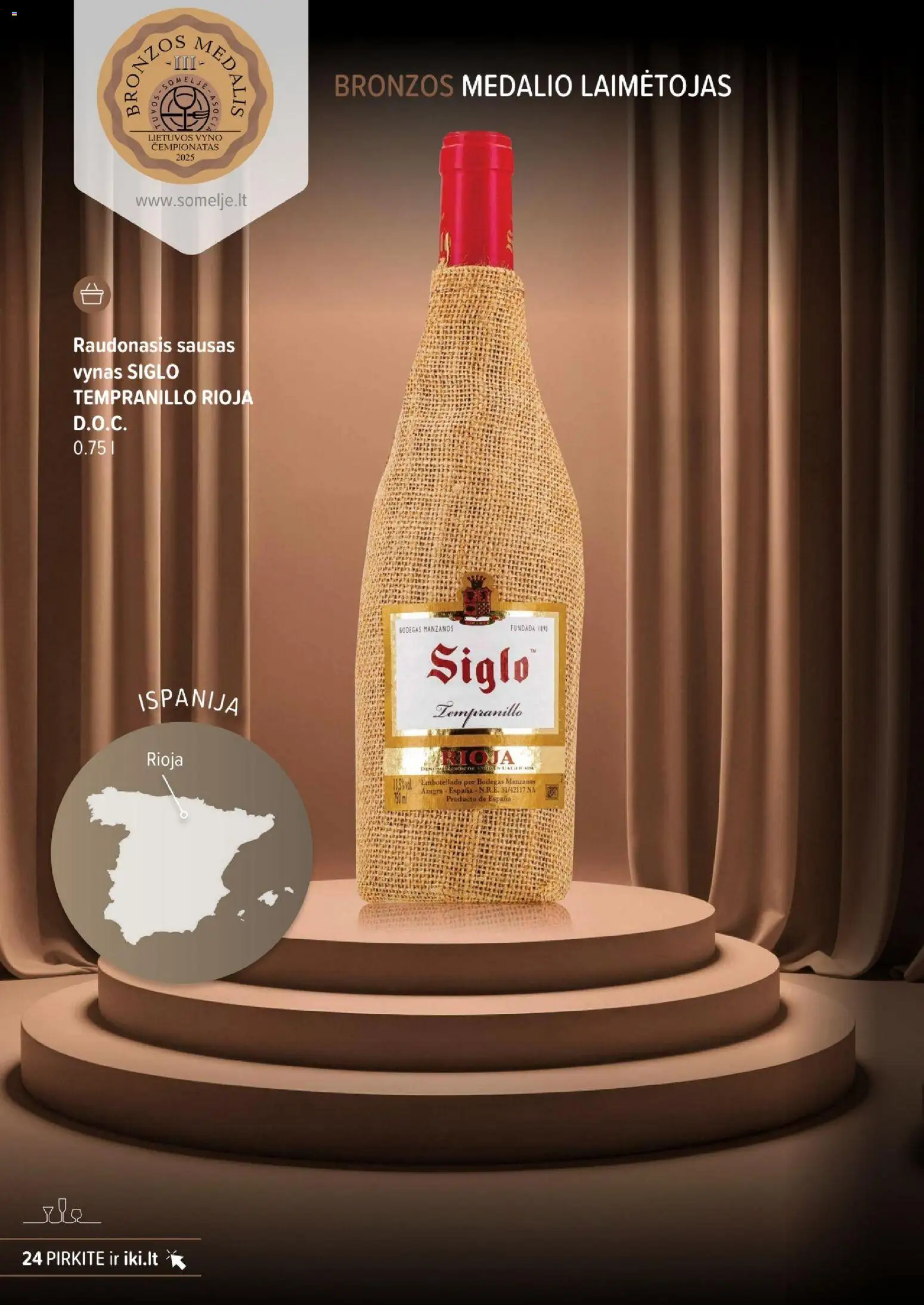 IKI akcijos nuo 12.12.2025 | Puslapis: 24 | Prekių: Vynas