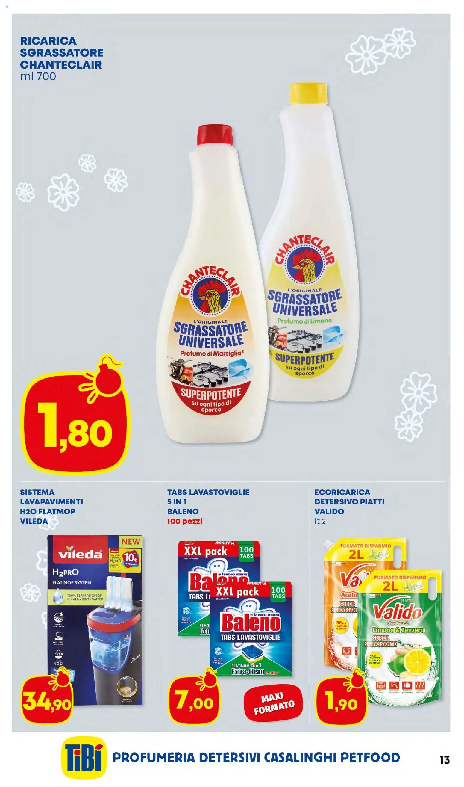 Volantino Panorama del 15.01.2026 | Pagina: 13 | Prodotti: Limone, Lavastoviglie, Aceto, Profumo